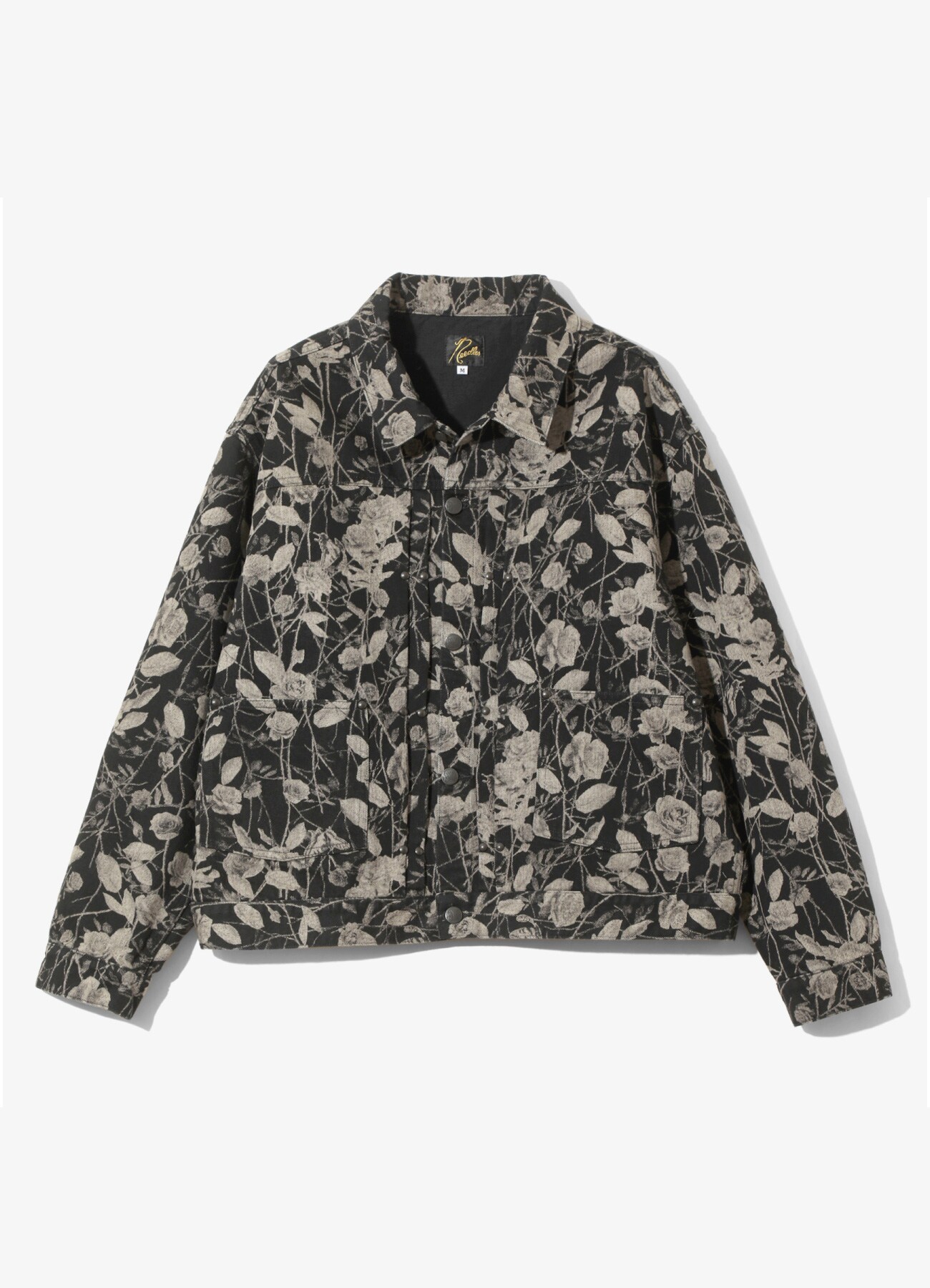 M.W. Jean Jkt - 13oz Denim/Rose Print