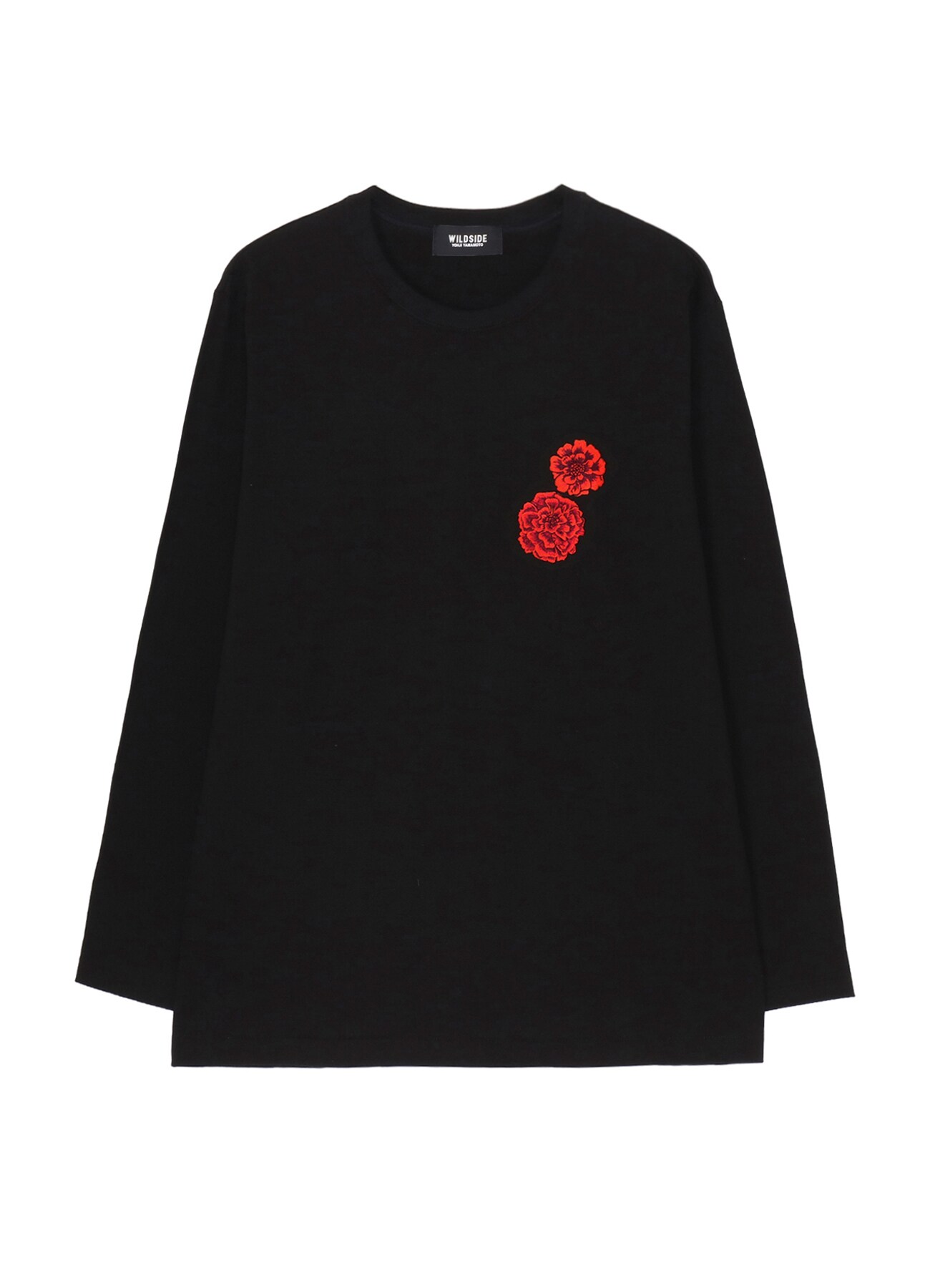 【11/1 12:00 release】Peony Embroidered Long Sleeve T-shirt