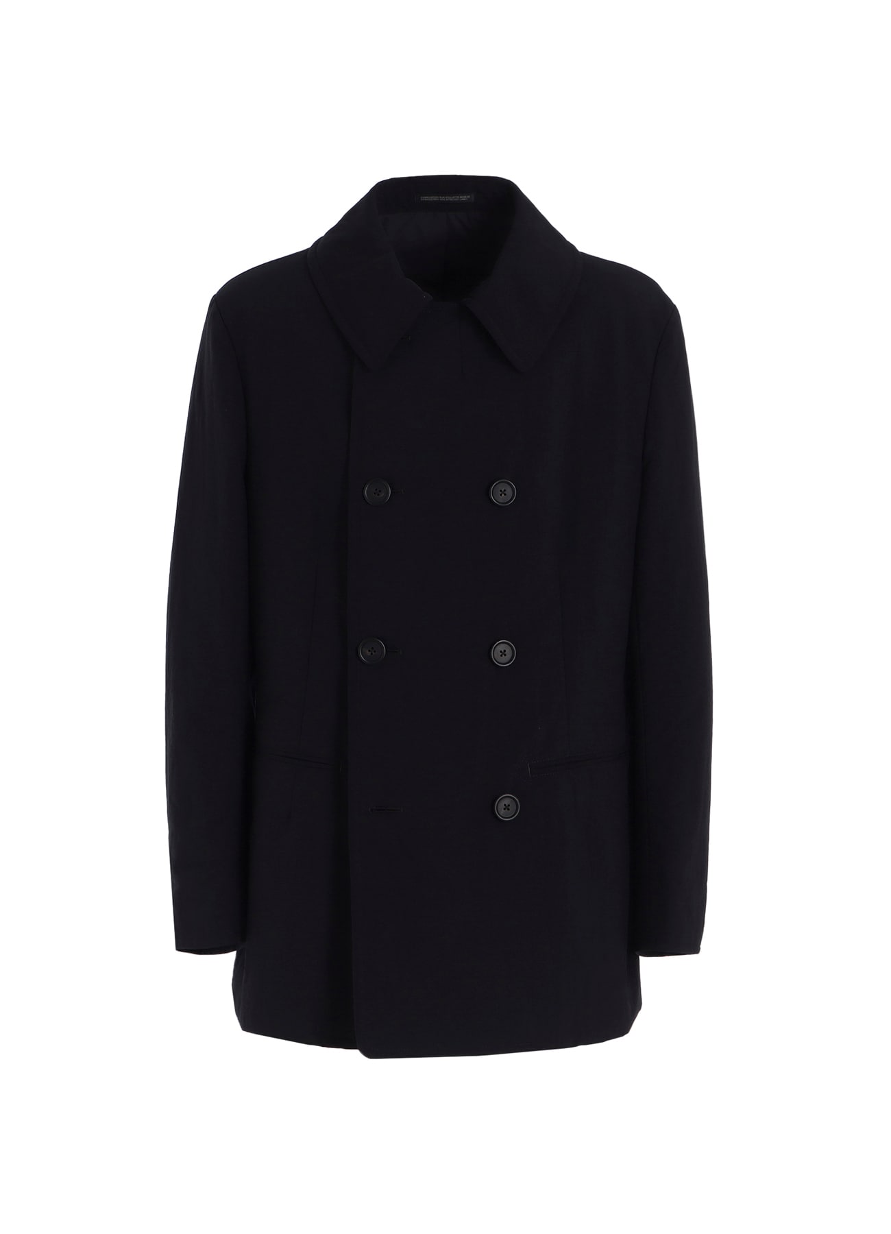 NYLON TASLAN PEACOAT WITH THINSULATE