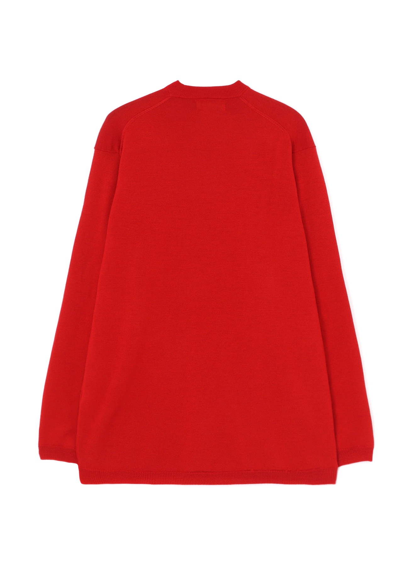 12G JERSEY ROUND NECK KNIT(M RED): Y's for men｜WILDSIDE YOHJI ...