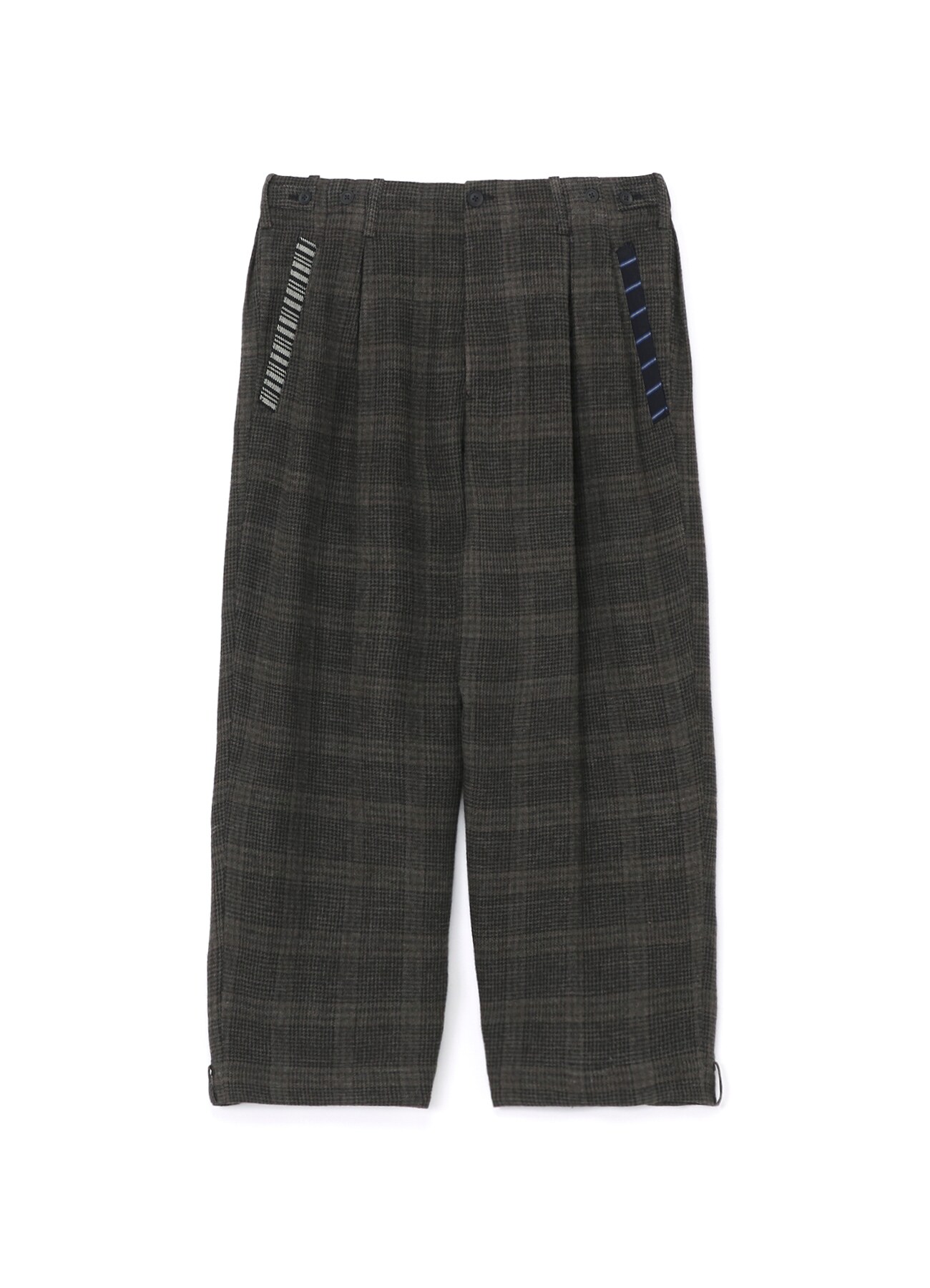 LINEN / WOOL PANT WITH BOX POCKET
