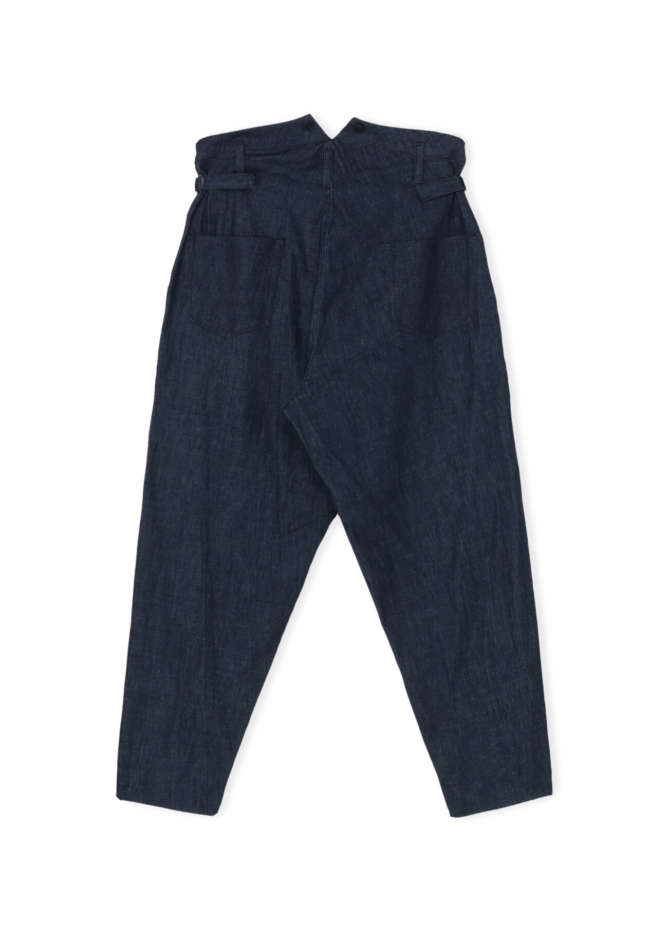 DENIM PANTS WITH SUSPENDER BUTTONS AND ADJUSTABLE SIDE TABS(S 