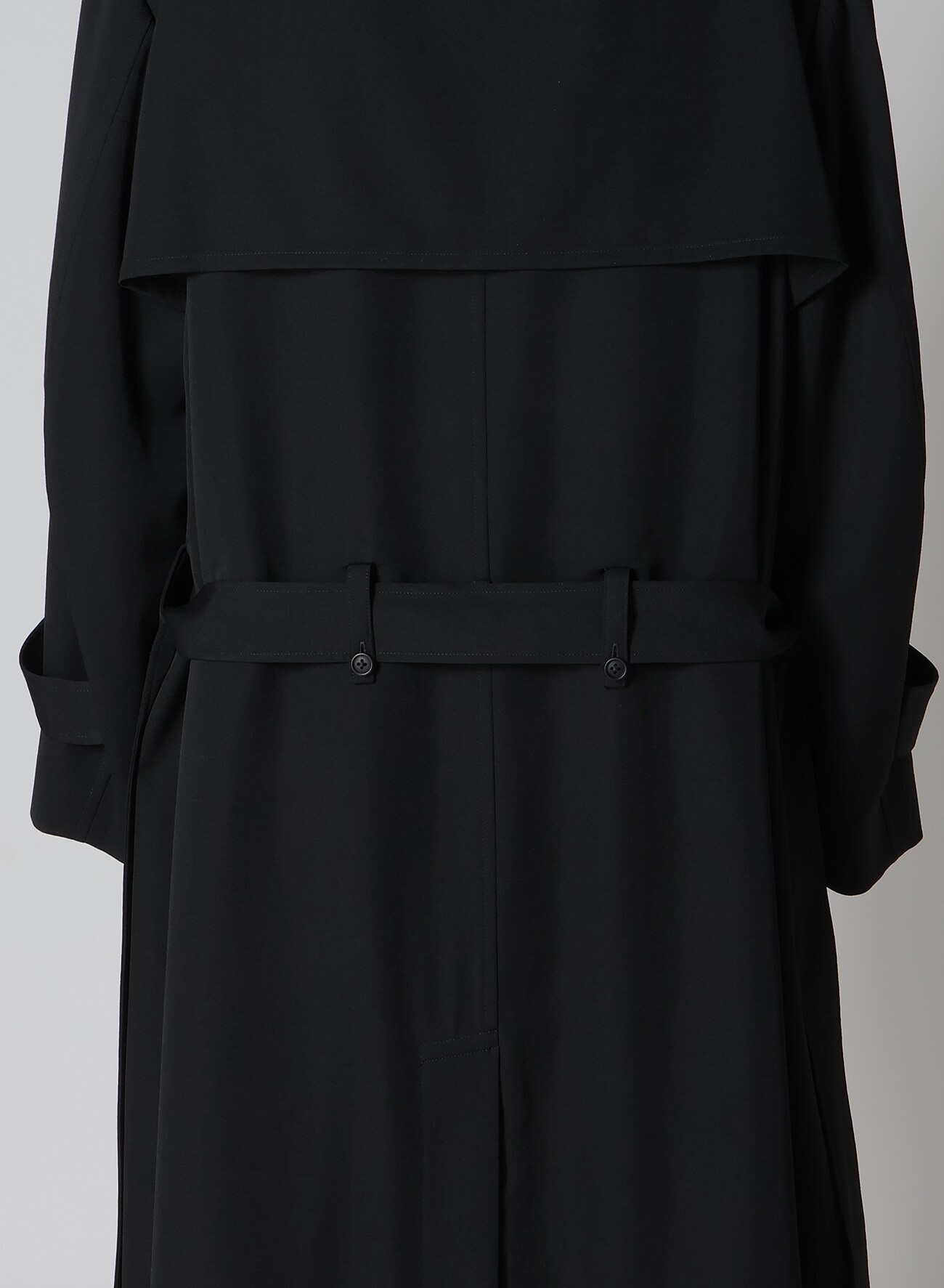 GABARDINE TRENCH COAT(XS Black): Y's for men|WILDSIDE YOHJI GABARDINE TRENCH COAT(XS Black): Y's for men|WILDSIDE YOHJI