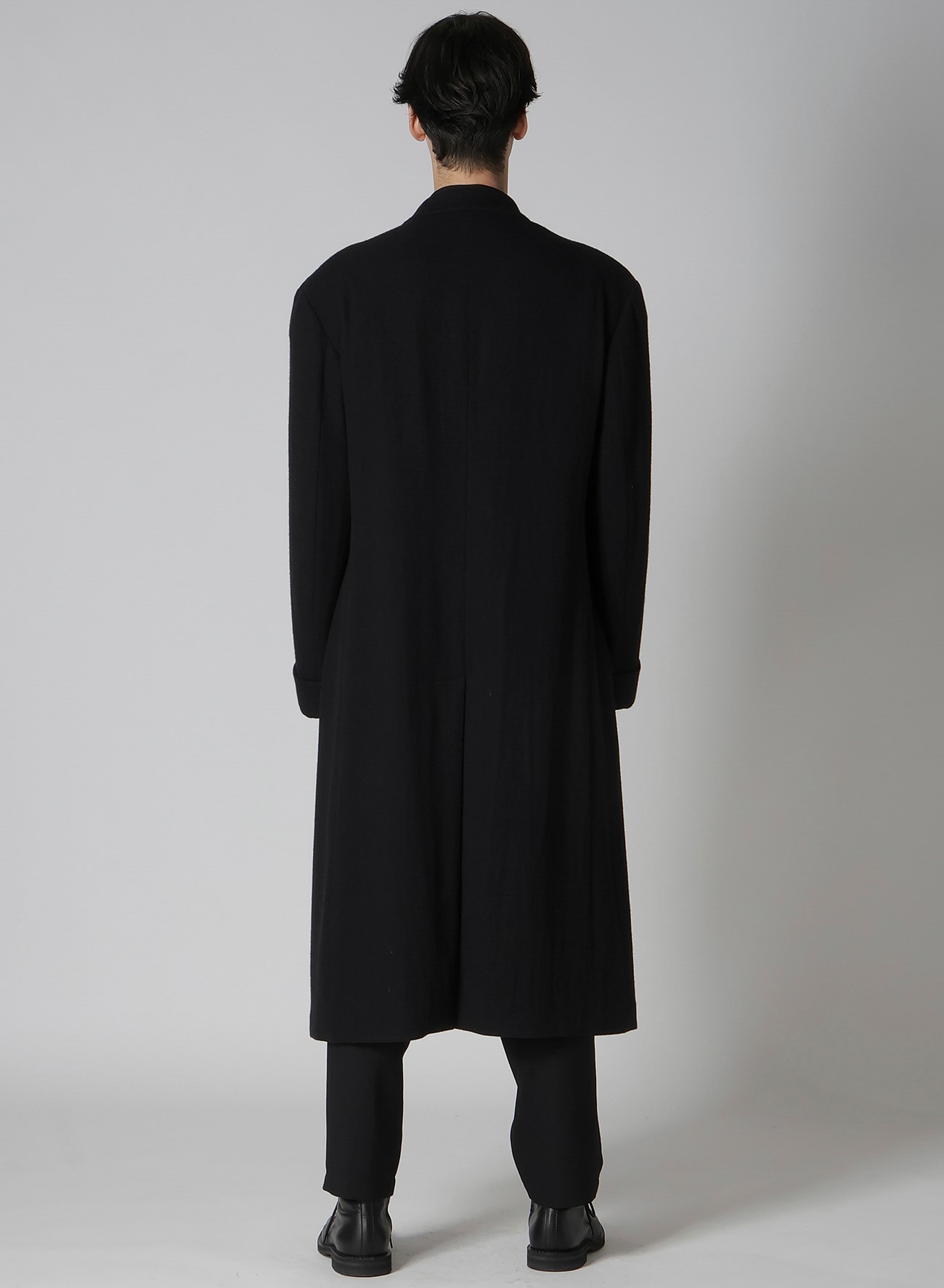 WOOL NYLON LONG JACKET WITH MACKIN SLEEVE(XS Navy): Y's for men｜WILDSIDE  YOHJI YAMAMOTO（ワイルドサイド）【公式通販】