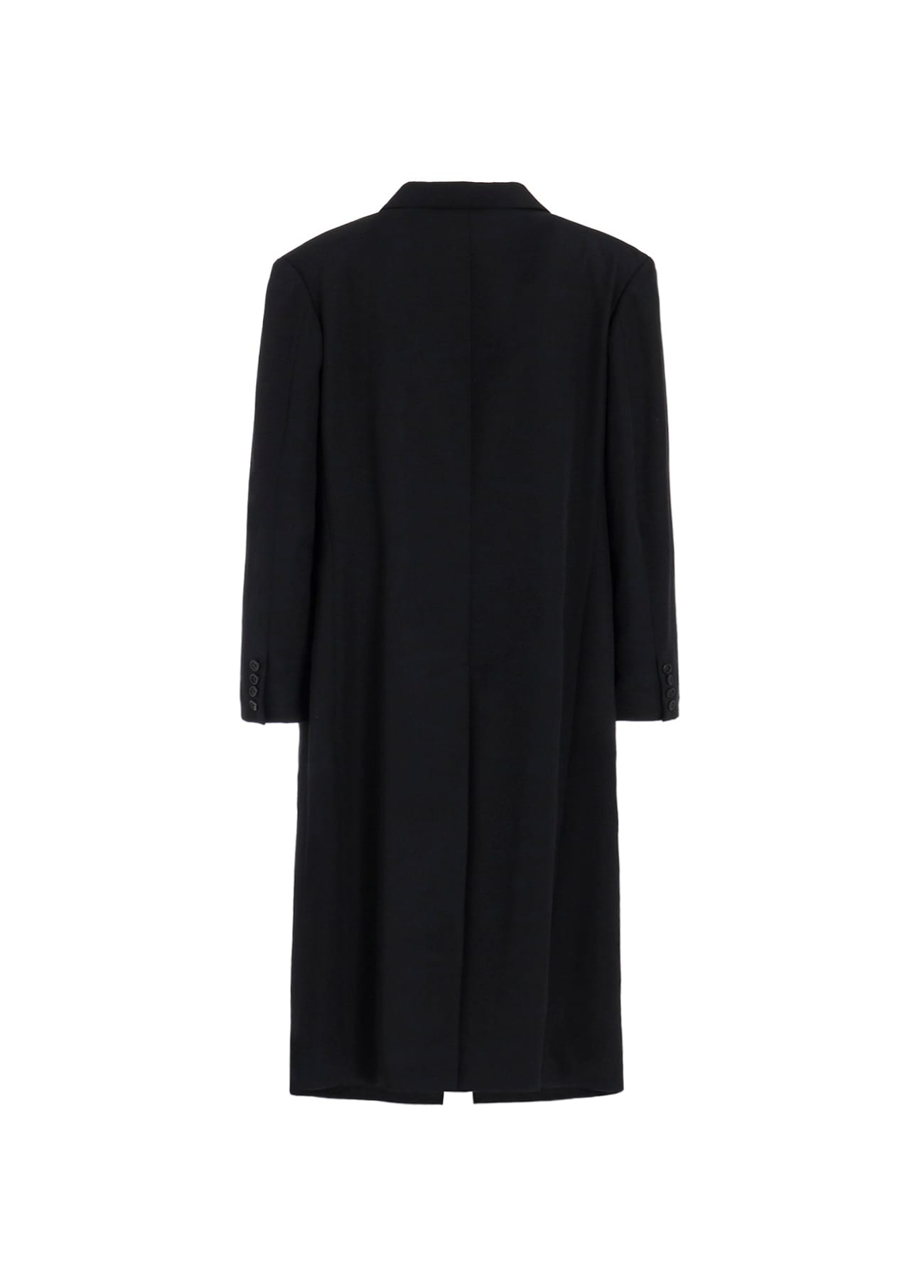 2/60 WOOL GABARDINE SINGLE LONG JACKET(XS Black): Y's for men｜WILDSIDE  YOHJI YAMAMOTO（ワイルドサイド）【公式通販】