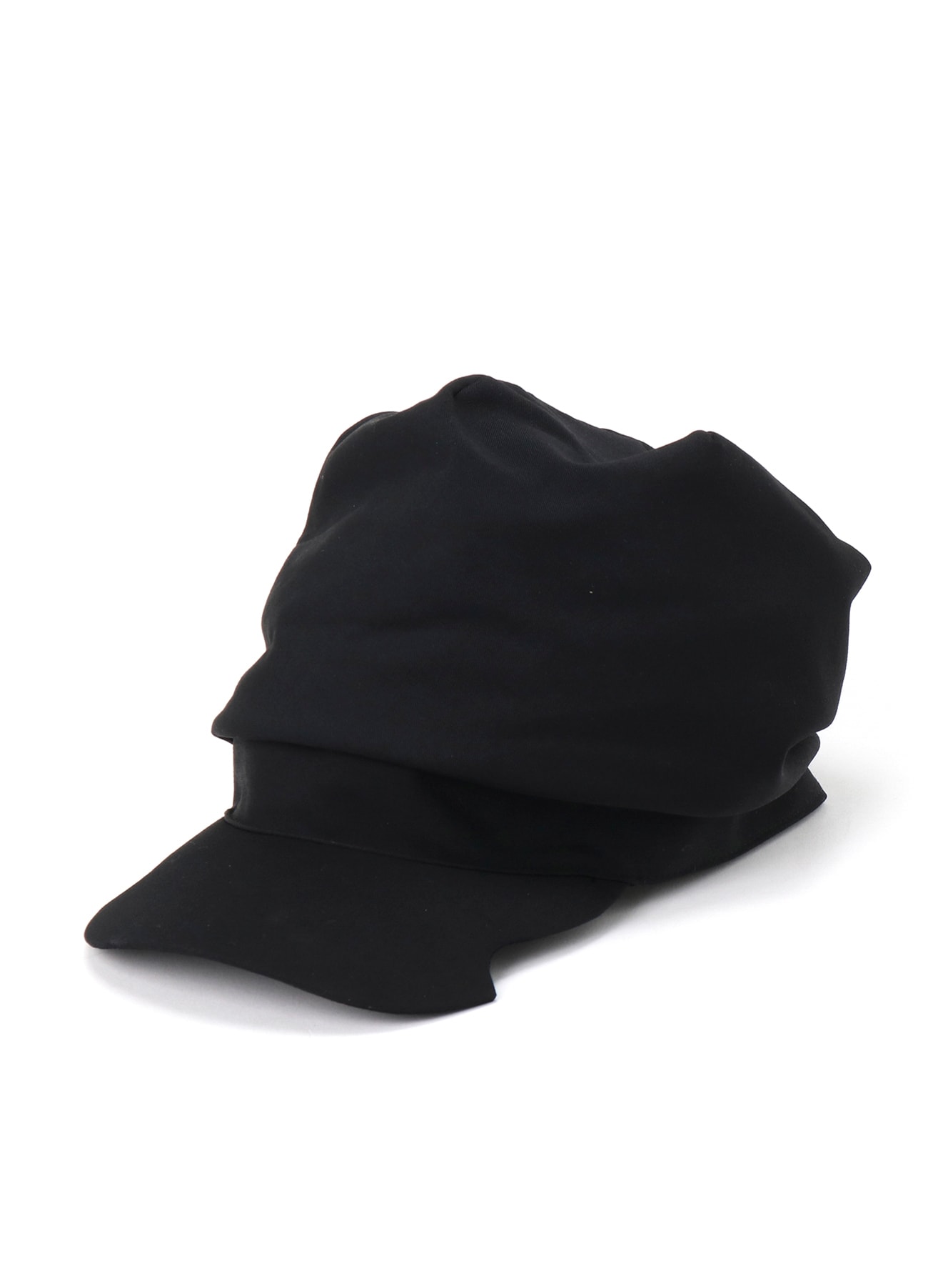 WOOL GABARDINE DRAPE CAP