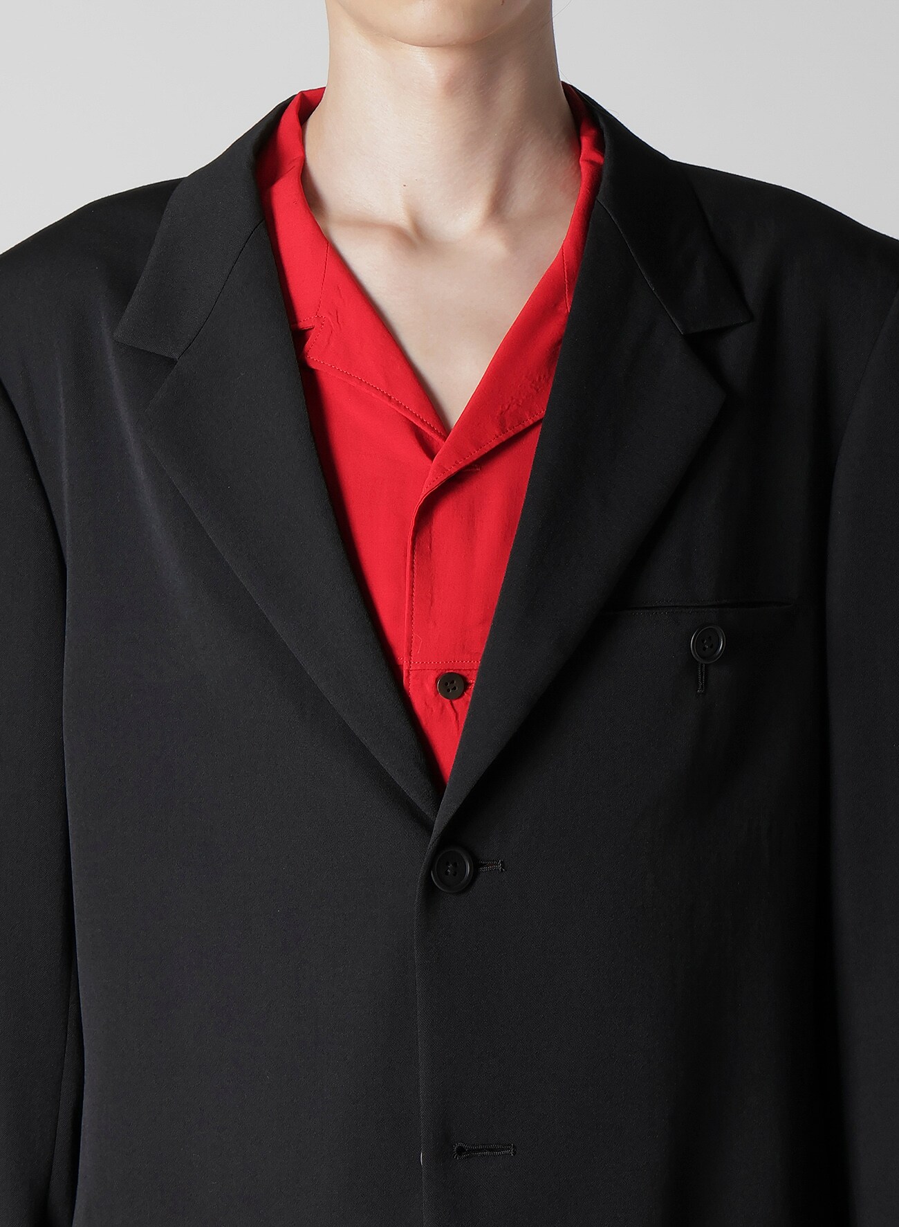 WOOL GABARDINE PARALLEL PANELED JACKET_2
