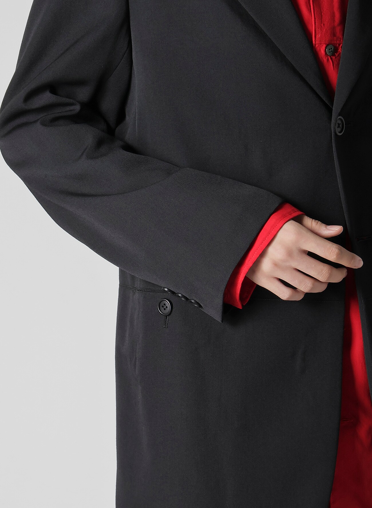 WOOL GABARDINE PARALLEL PANELED JACKET_3