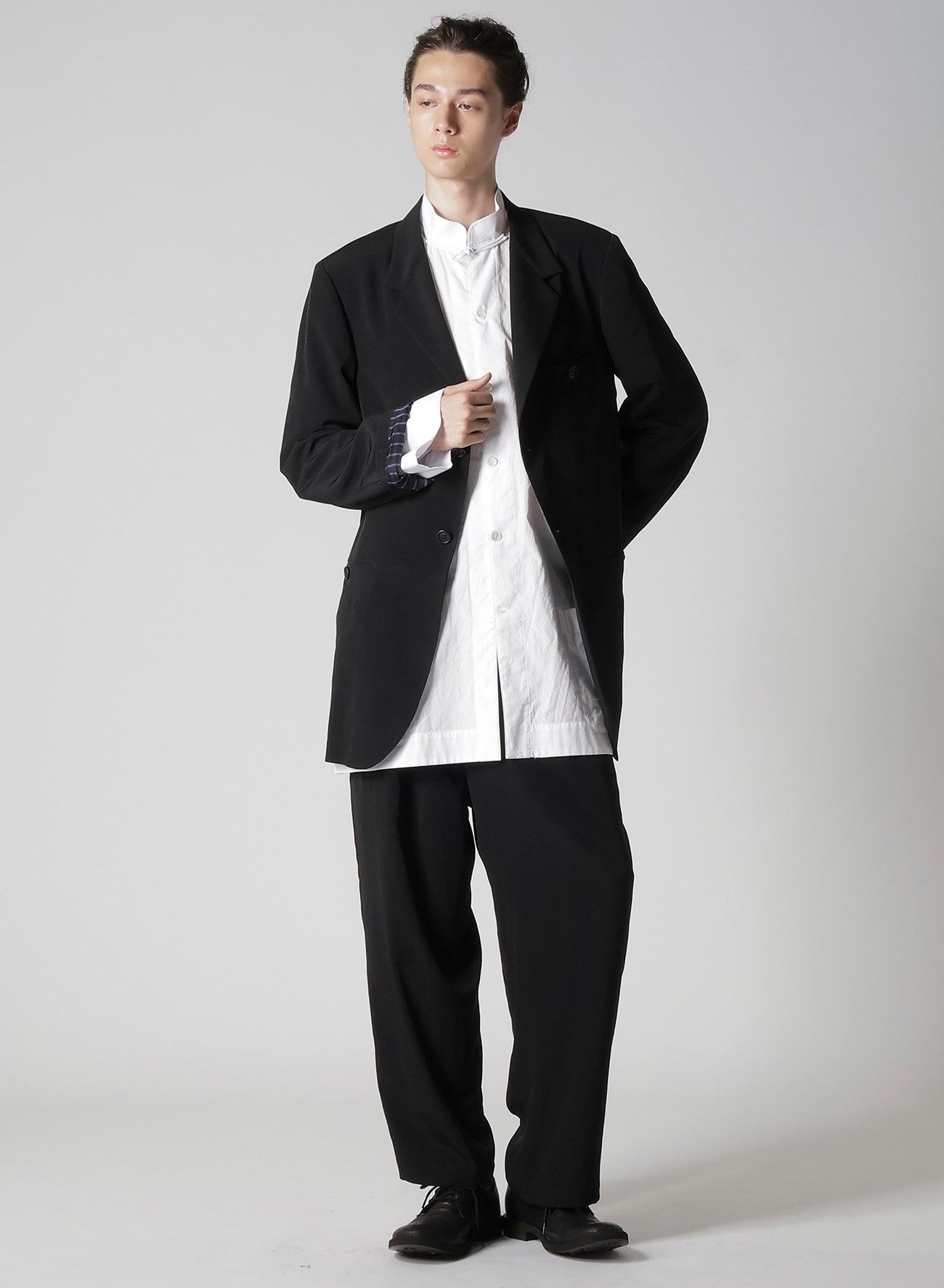 TA TUXEDO PARALLEL PANELED JACKET_6