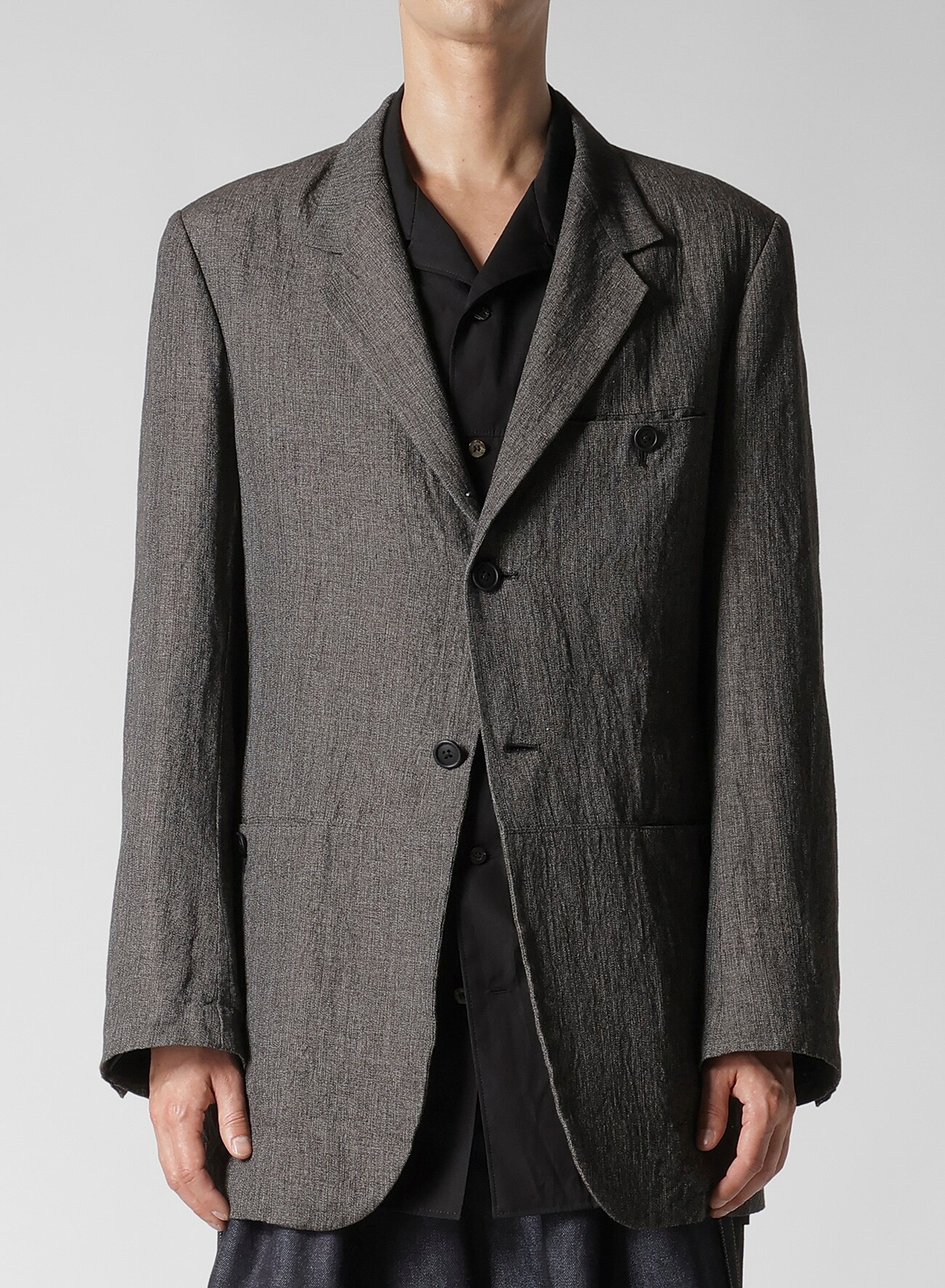 HEATHER KHADI JACKET WITH PARALLEL PANELED_4