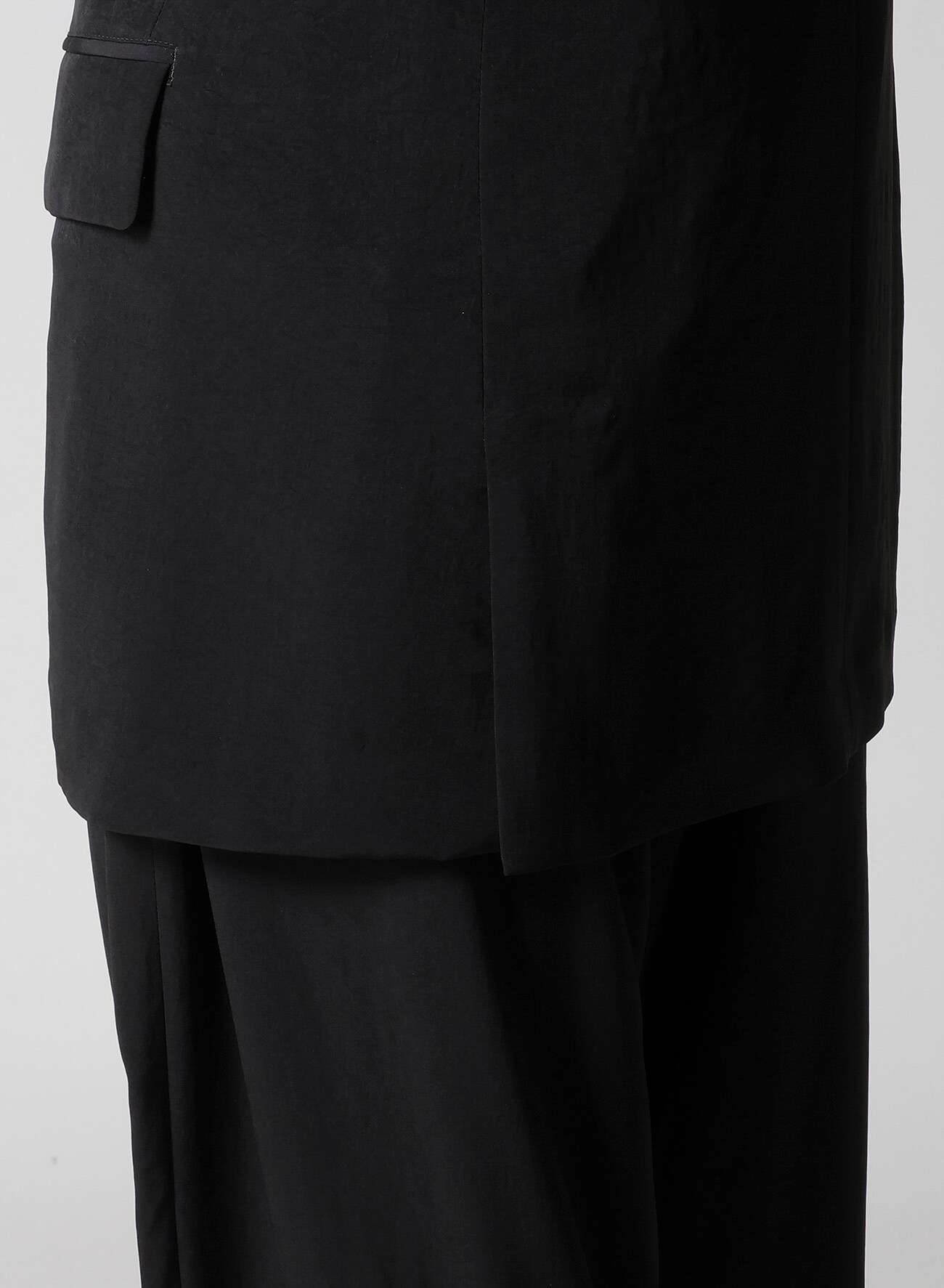 TA TUXEDO JACKET WITH DOUBLE RIMMED POCKET(S Black): Y's for