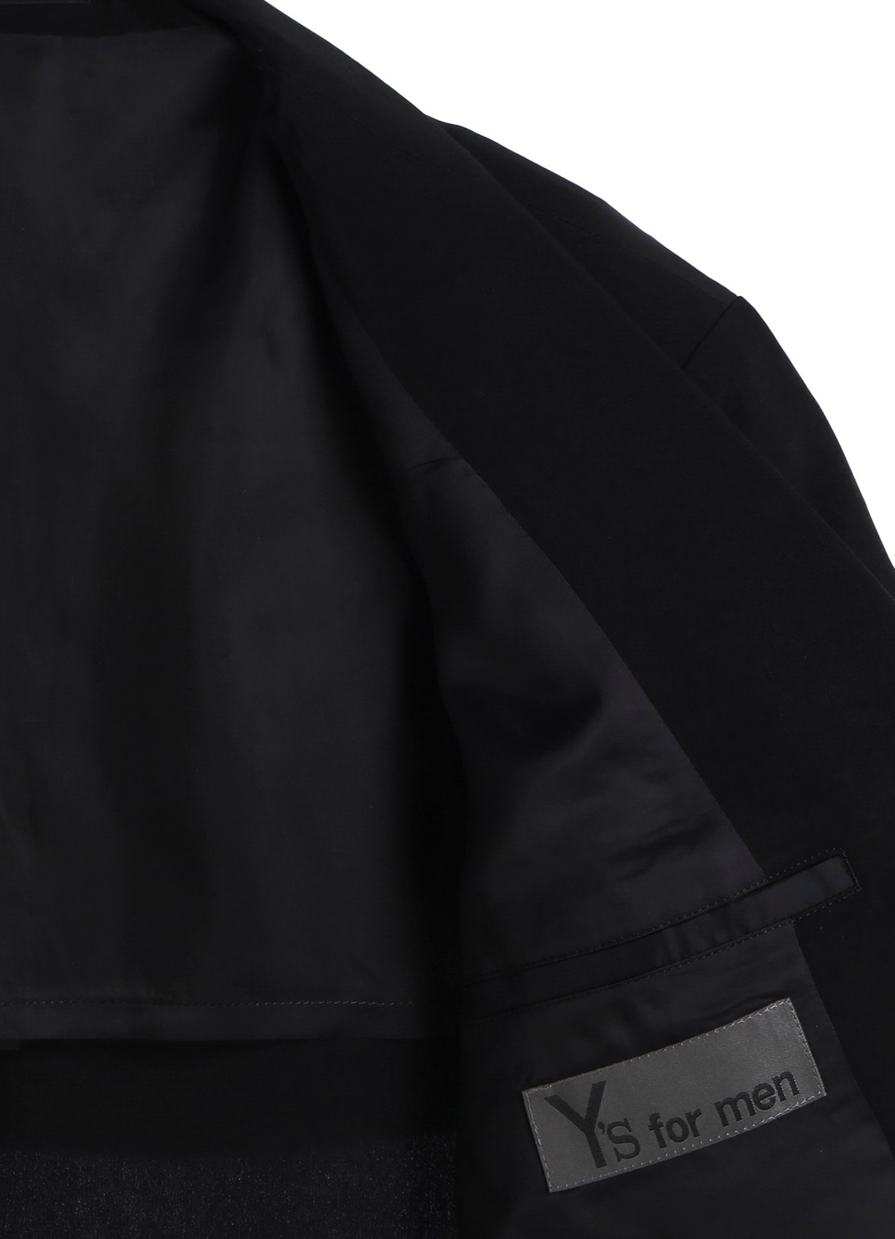 TA TUXEDO JACKET WITH DOUBLE RIMMED POCKET(S Black): Y's for