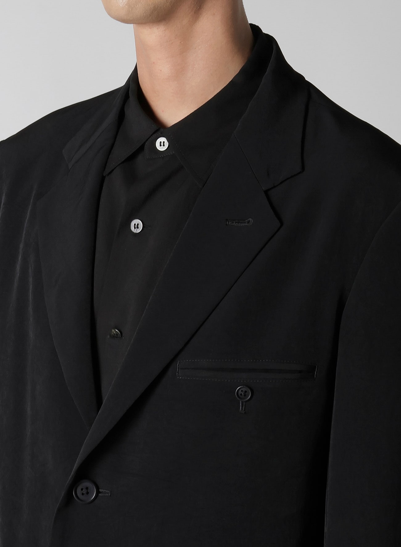 【関税込み】yohji yamamoto TA TUXEDO' BLAZER TA TUXEDO JACKET WITH DOUBLE RIMMED POCKET(S Black): Y's for