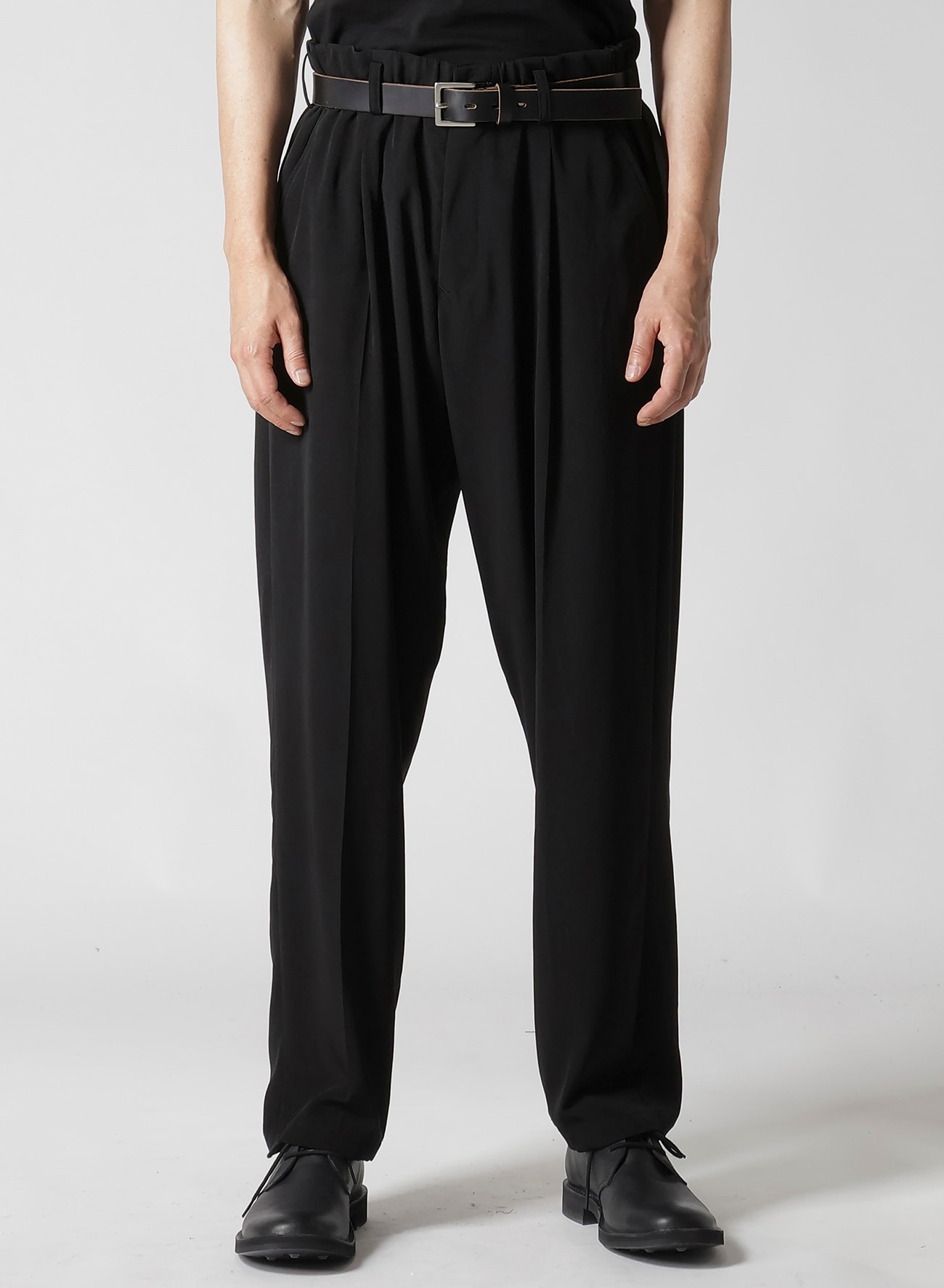 TA TUXEDO PANTS WITH WAIST STRING_1
