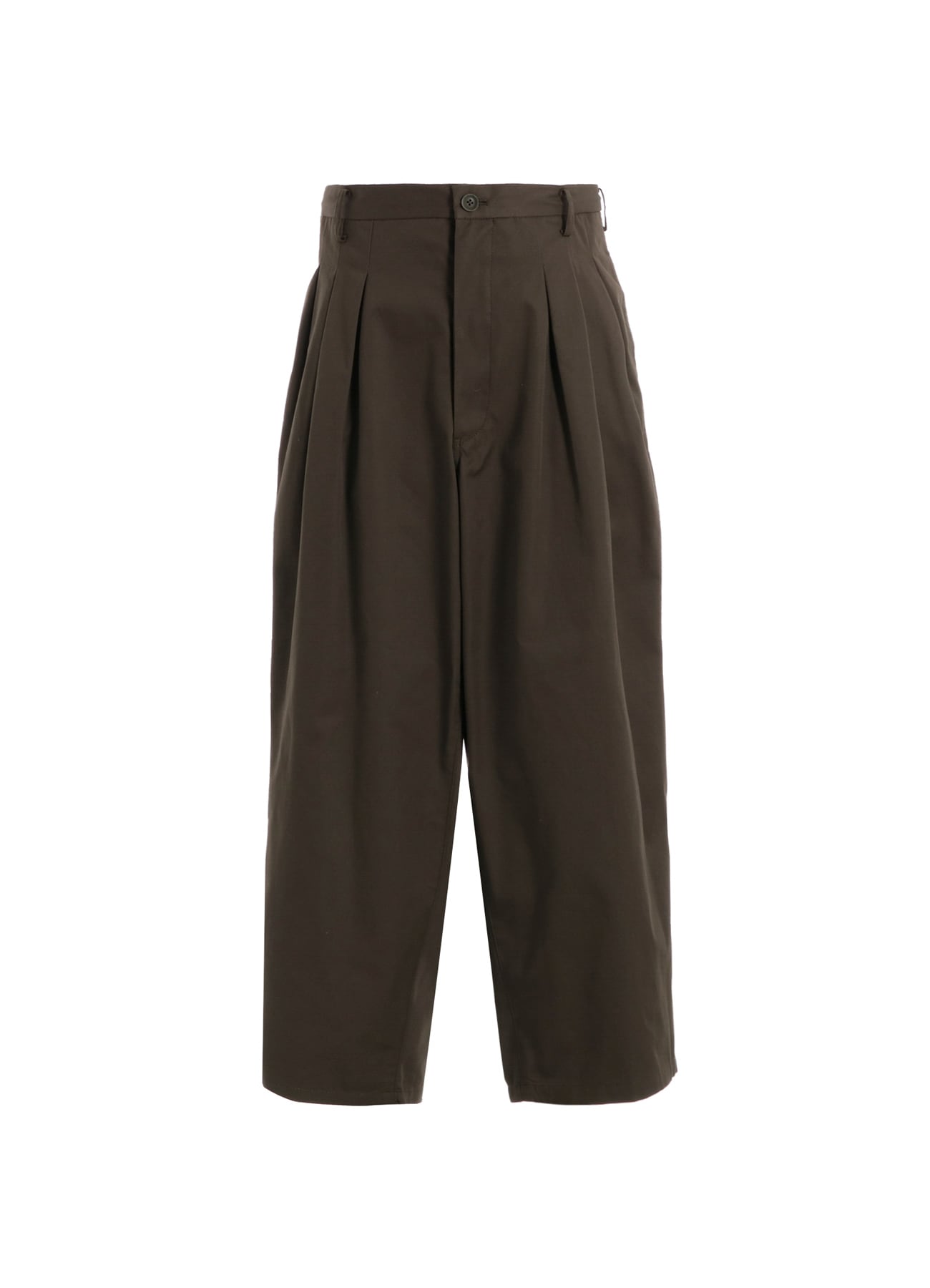 T/C TWILL PANTS WITH 12-TUCKS(S Khaki): Y's for men