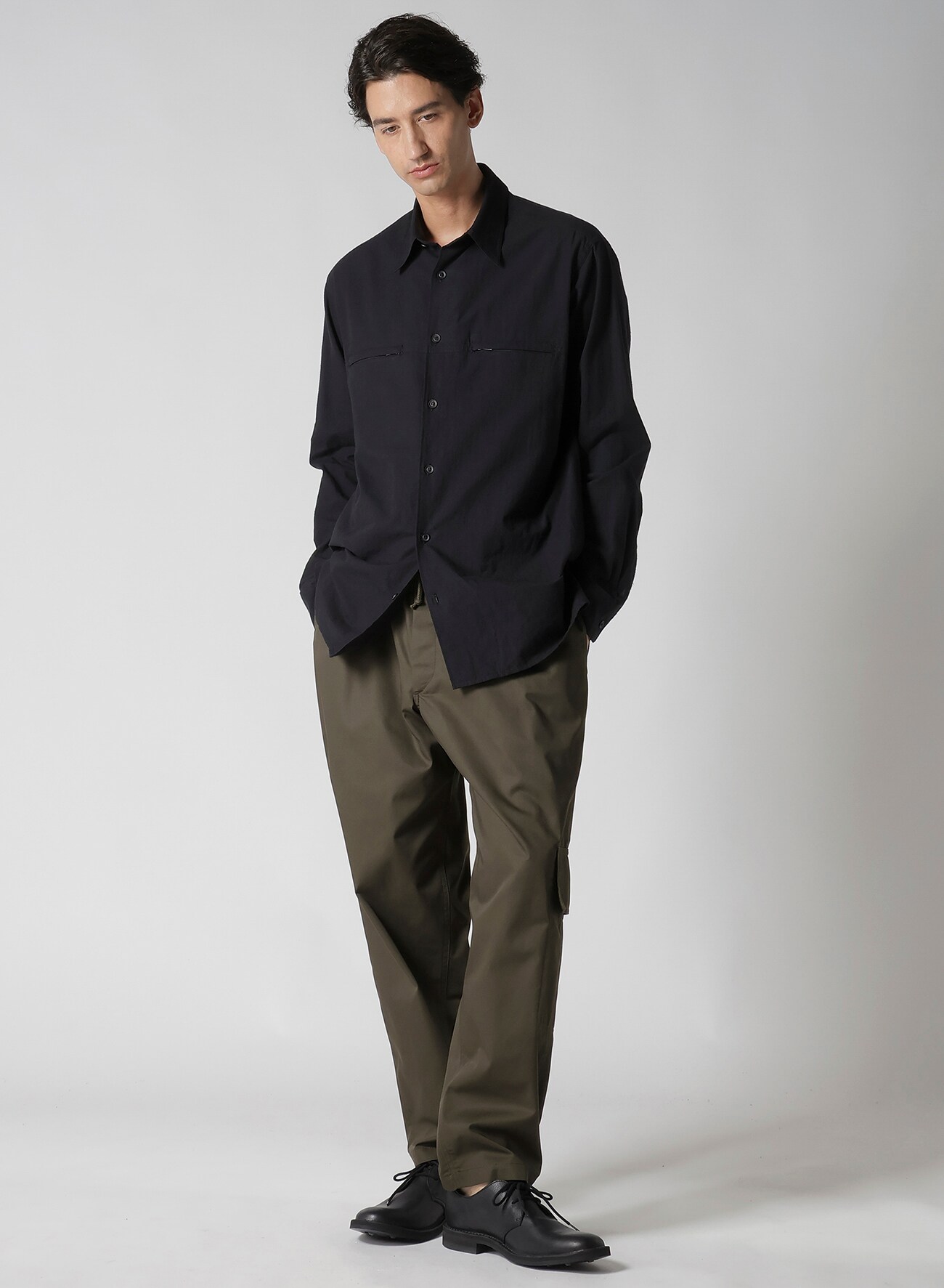 T/C TWILL PANTS WITH  SIDE SEAM TUCK_8
