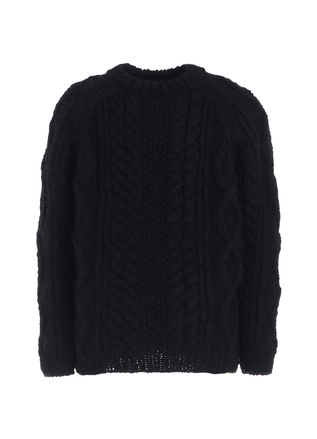 HAND-KNITTED ARAN KNIT