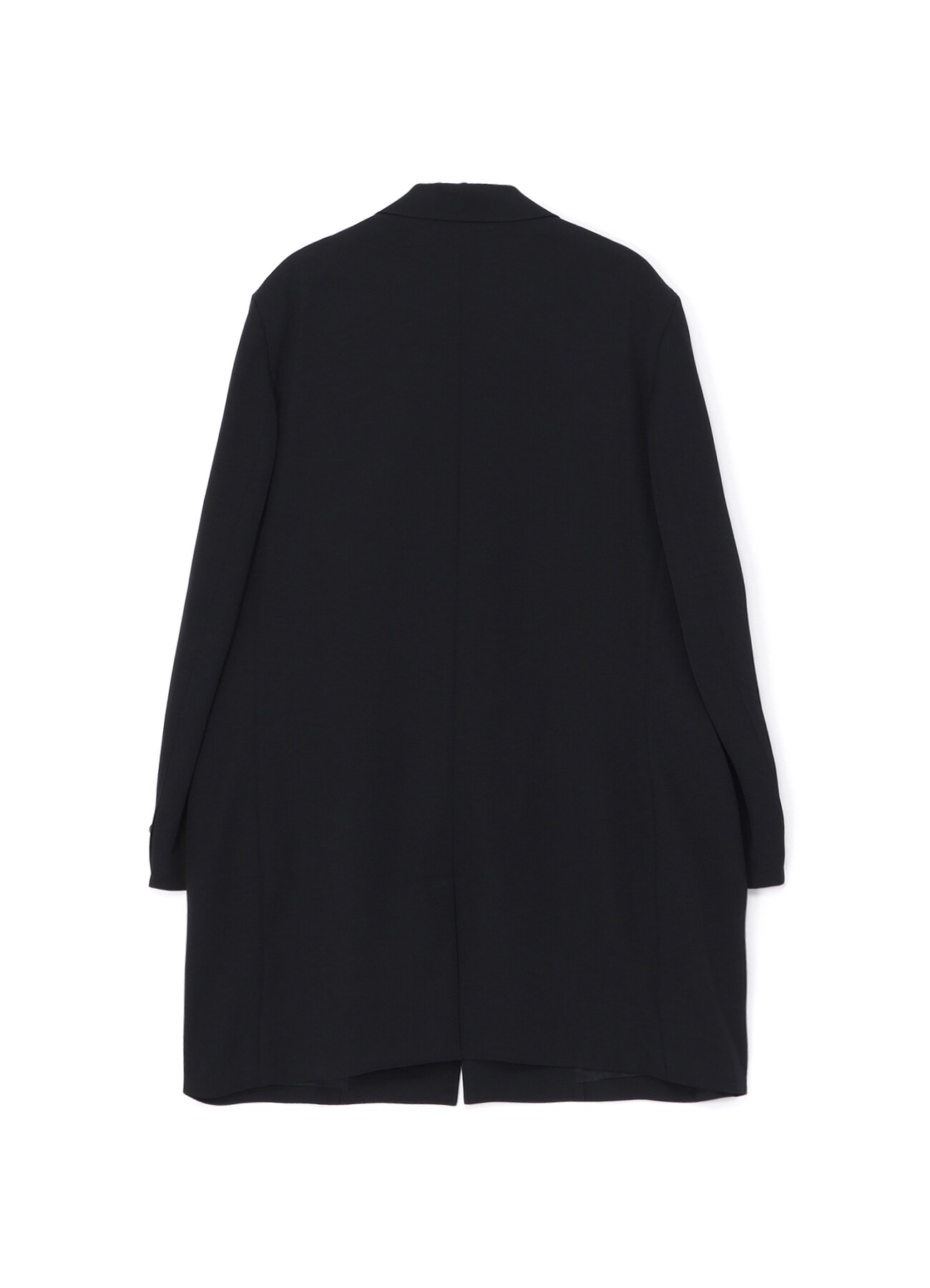 WOOL GABARDINE JACKET WITH HAND STITCH(S Black): Y's for men 