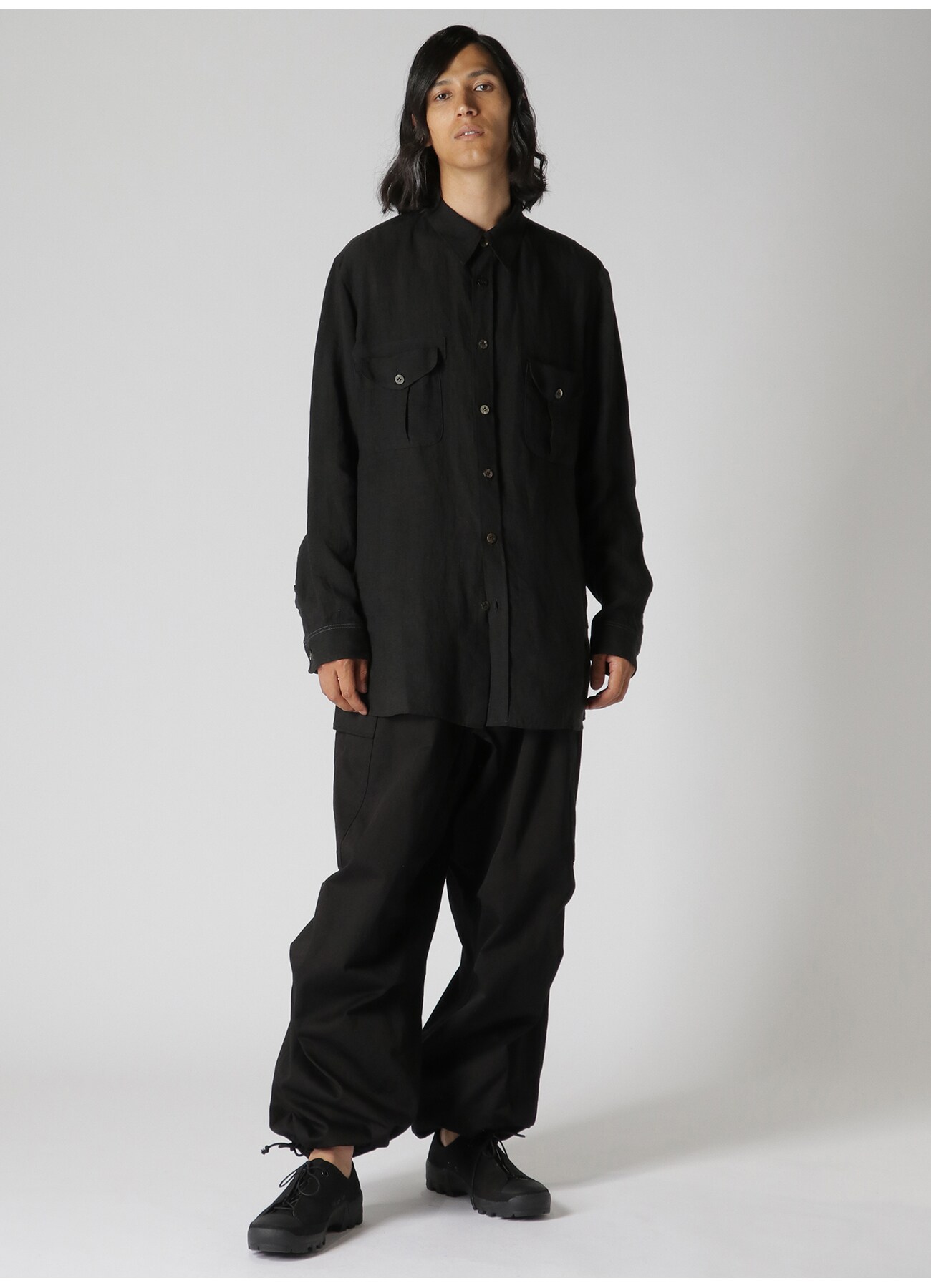 KATSURAGI CARGO PANTS(XS Black): Y's for men｜WILDSIDE YOHJI