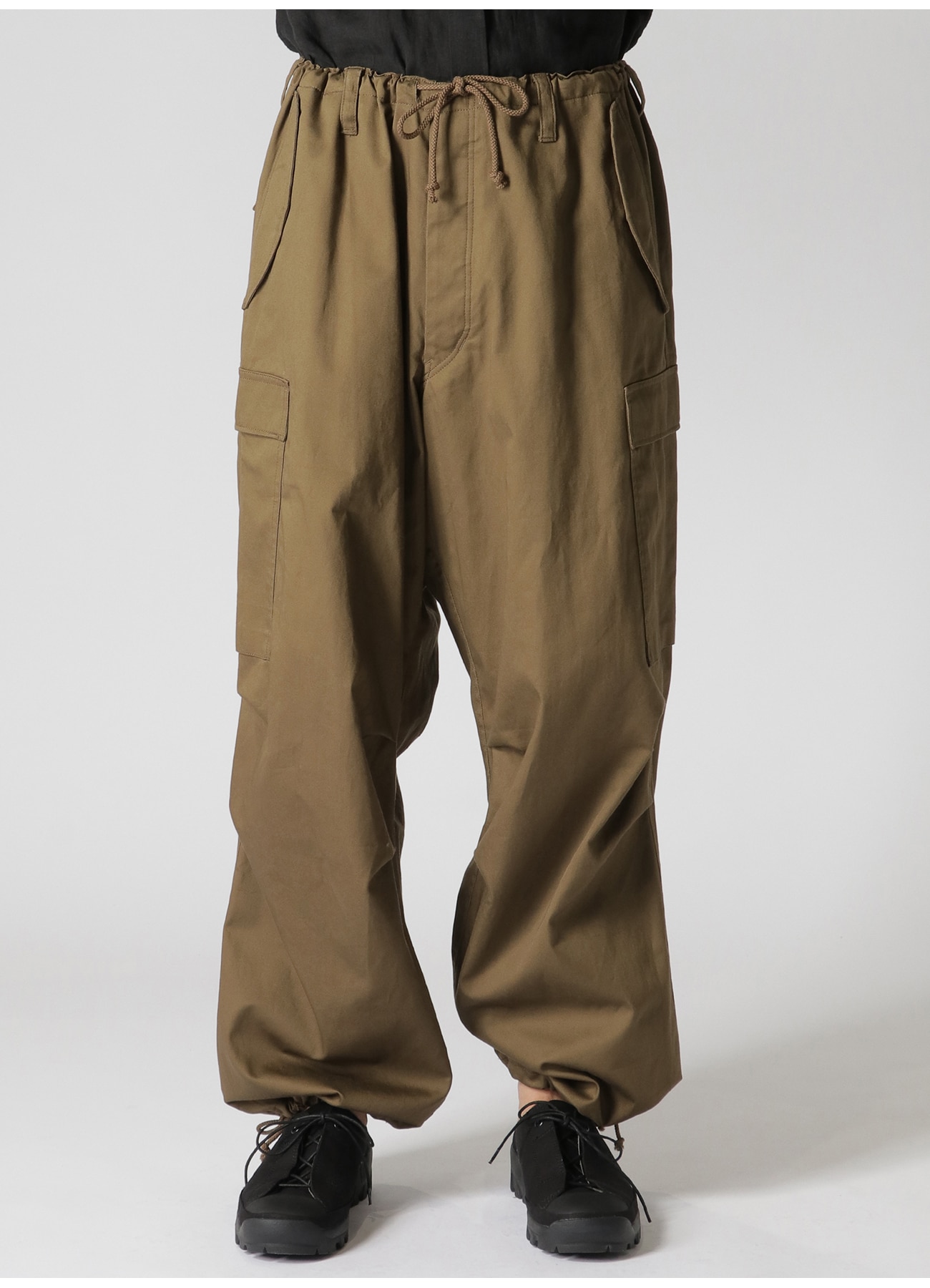 BEIGE KATSURAGI CARGO PANTS(XS Beige): Y's for men｜WILDSIDE