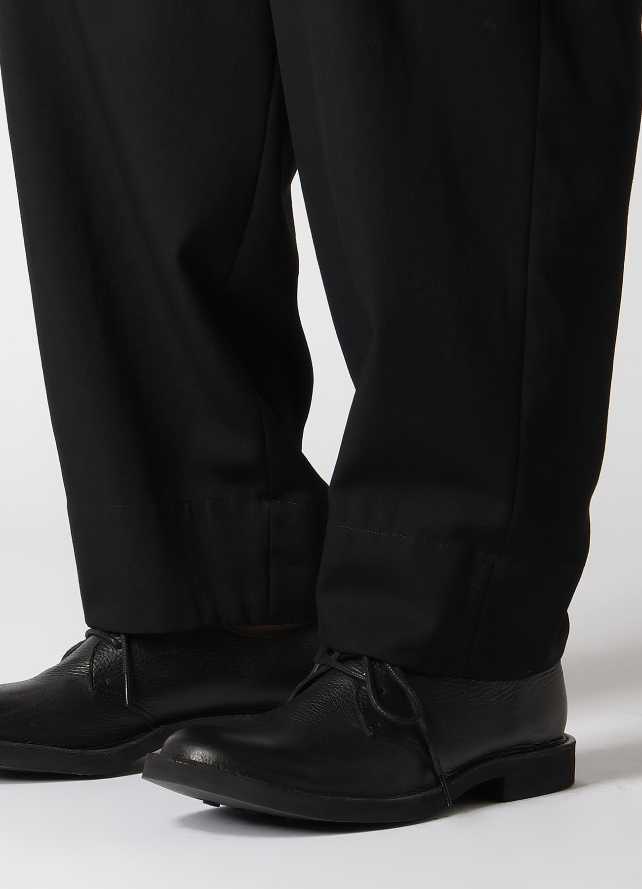 WOOL GABARDINE SUSPENDER PANTS(S Black): Y's for men｜WILDSIDE 