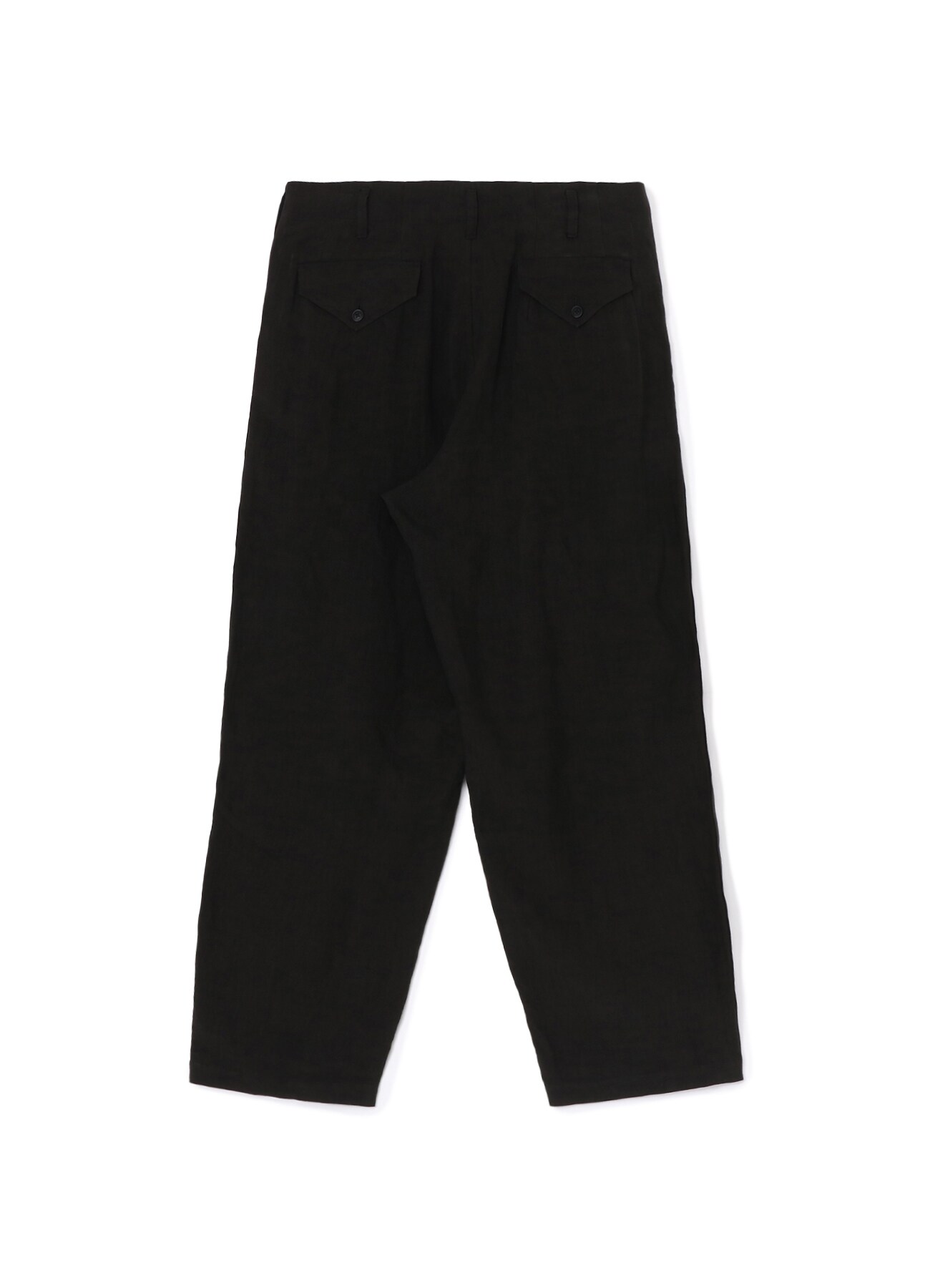 40 LINEN SIDE TAPE PANTS(S Black): Y's for men｜WILDSIDE YOHJI 