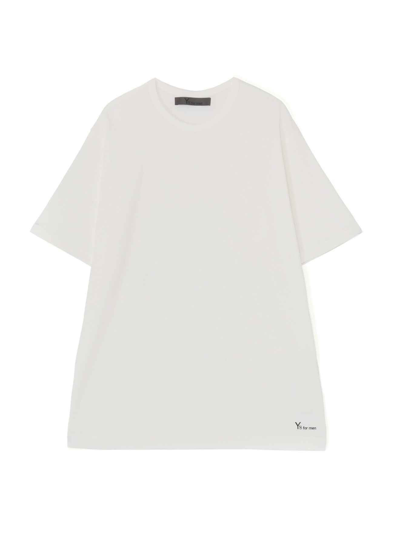 Y's for men LOGO PRINT SHORT SLEEVE T-SHIRTS(FREE SIZE Off White 