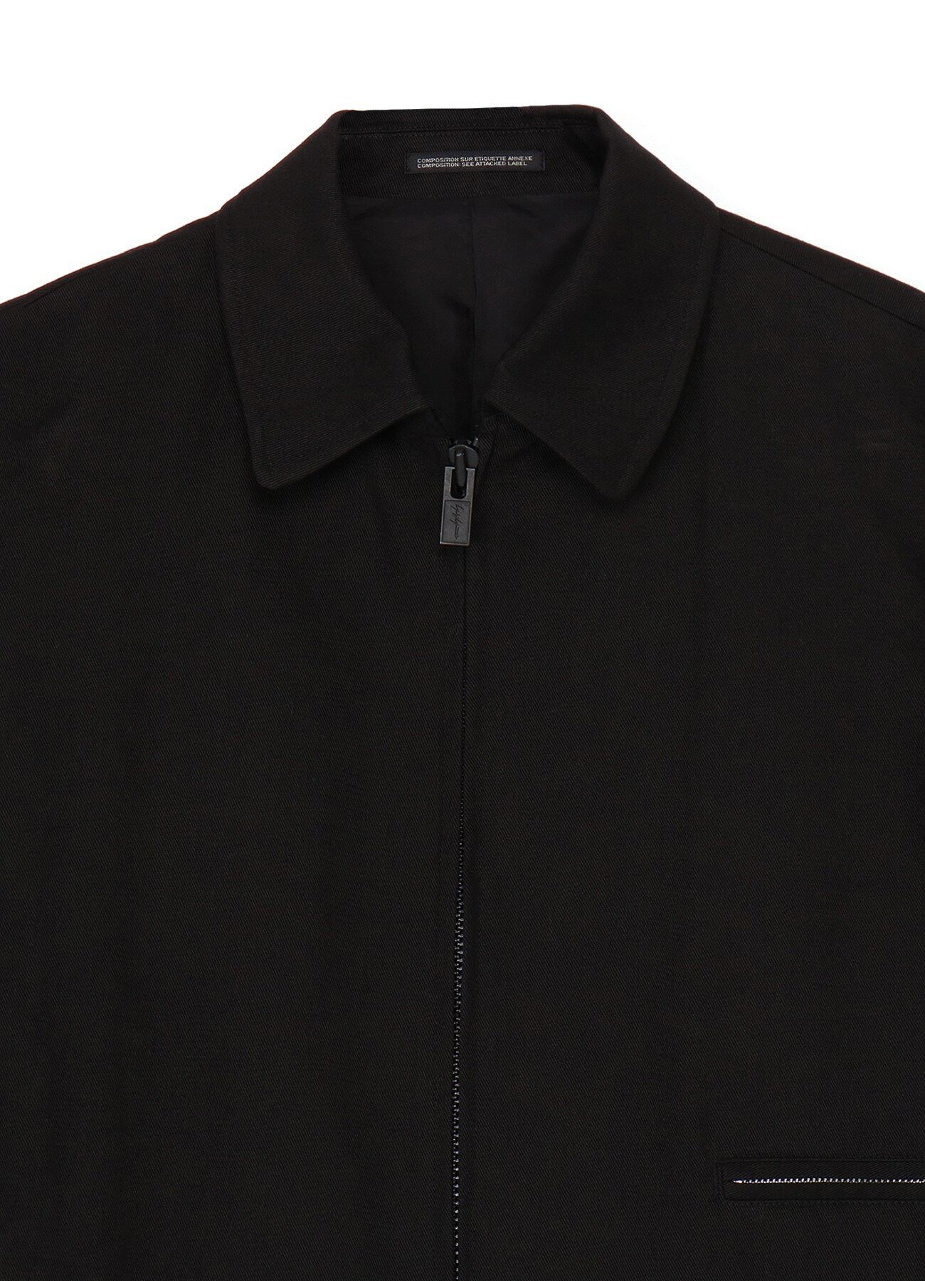 BLACK KATSURAGI ZIPPER BLOUSON