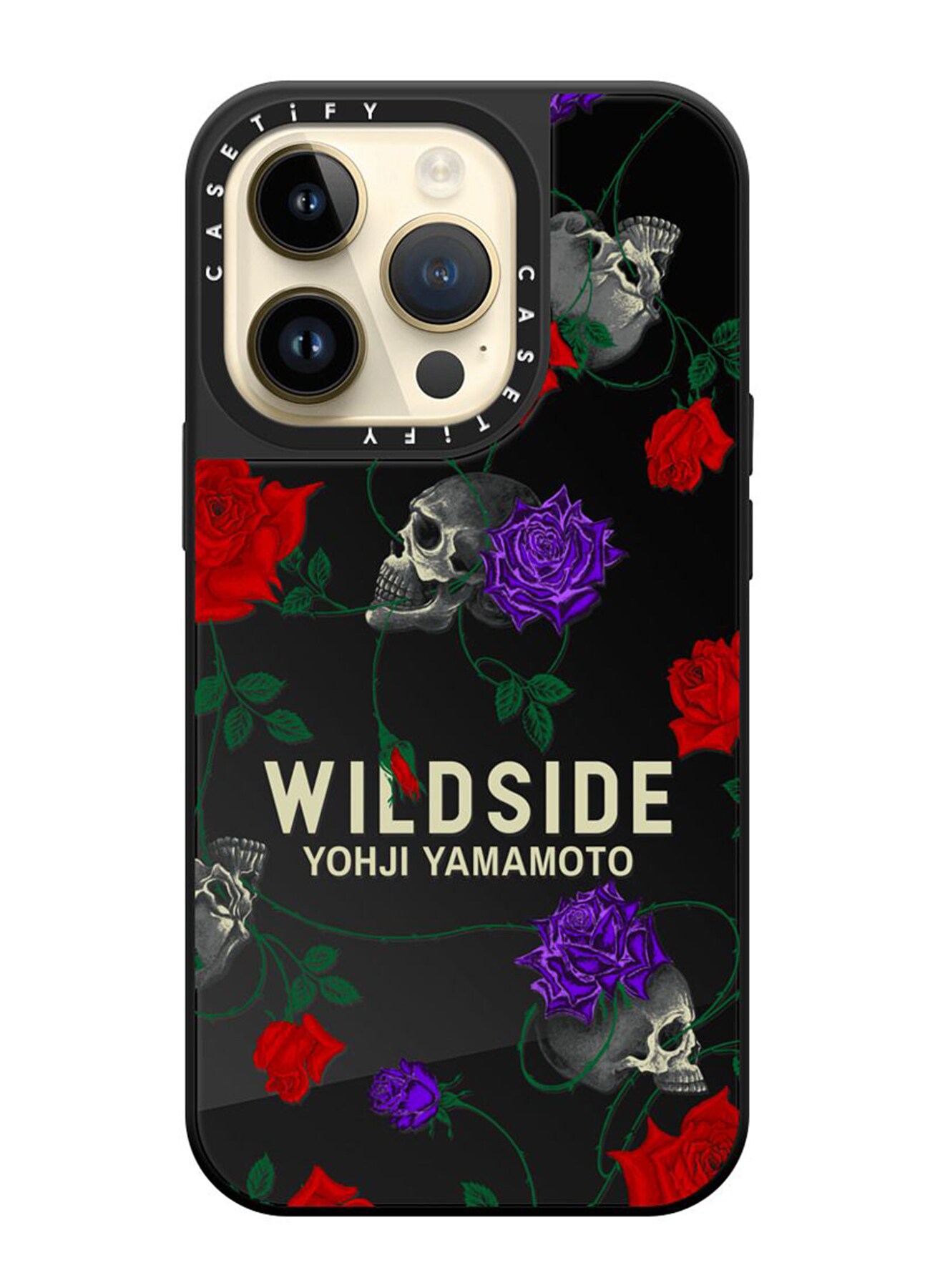 WILDSIDE×CASETiFY SKULL & ROSE iPhone case(Mirror/Black)_1