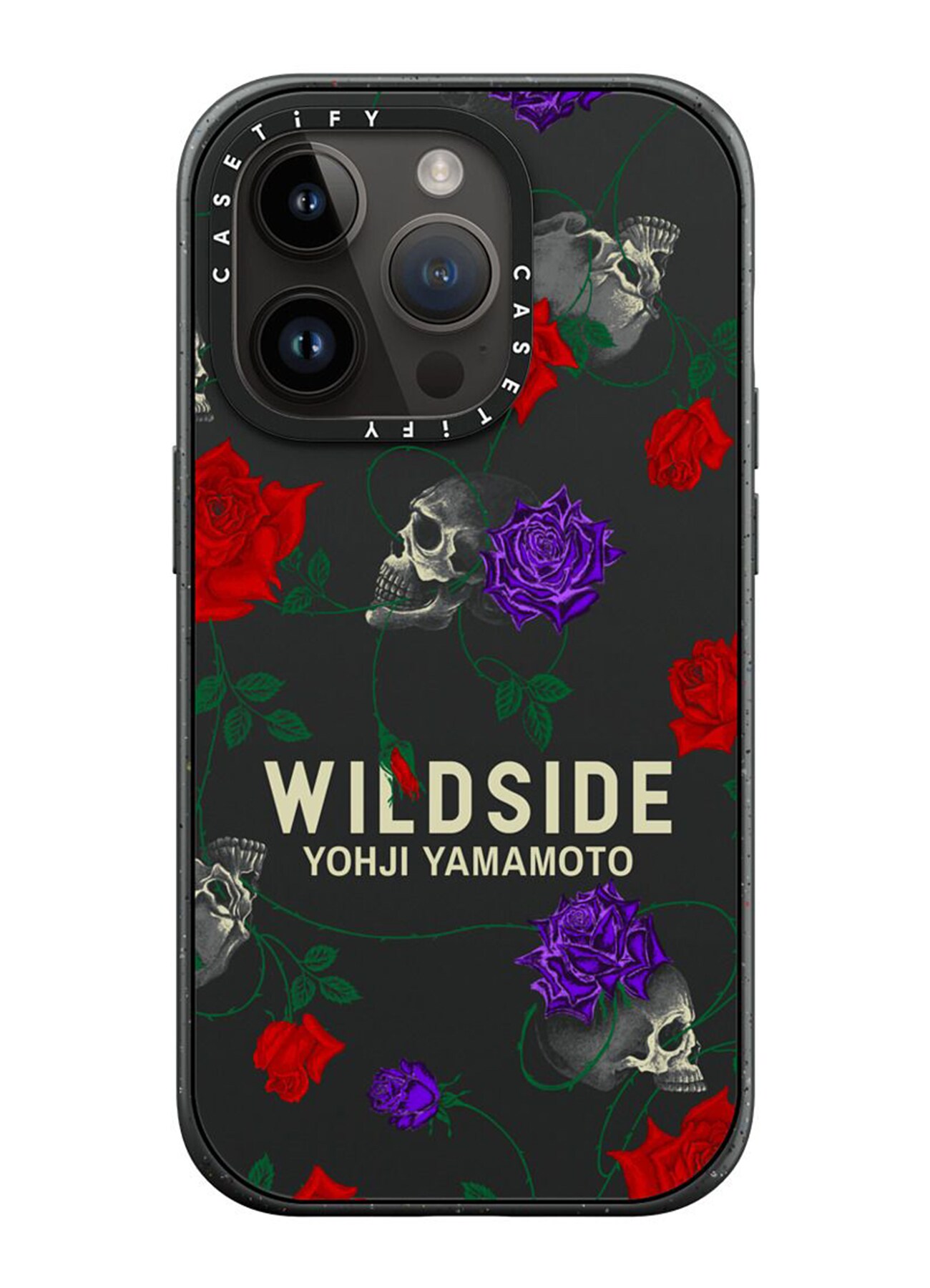 WILDSIDE×CASETiFY SKULL & ROSE iPhone case(Matte Black)_3