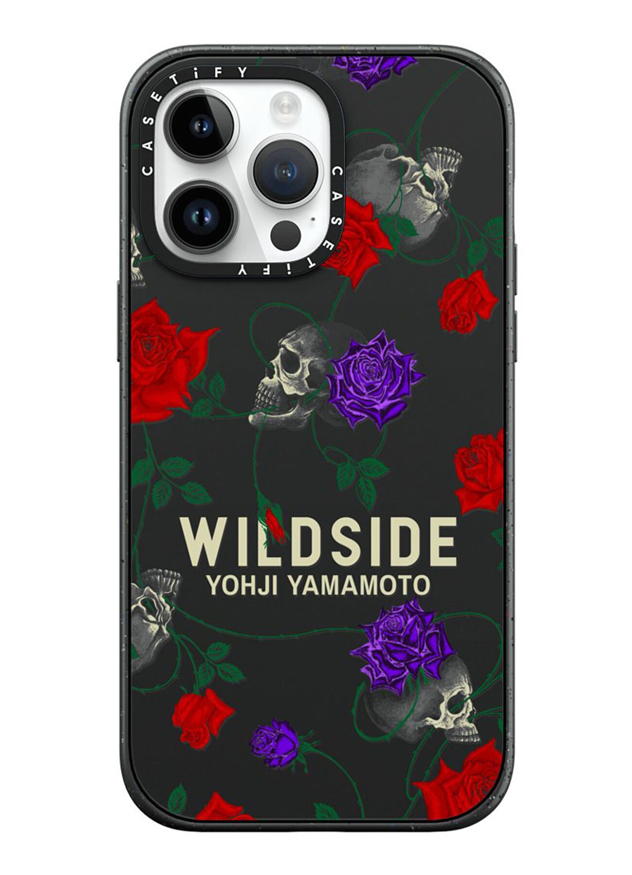 WILDSIDE×CASETiFY SKULL & ROSE iPhone case(Matte Black)_1