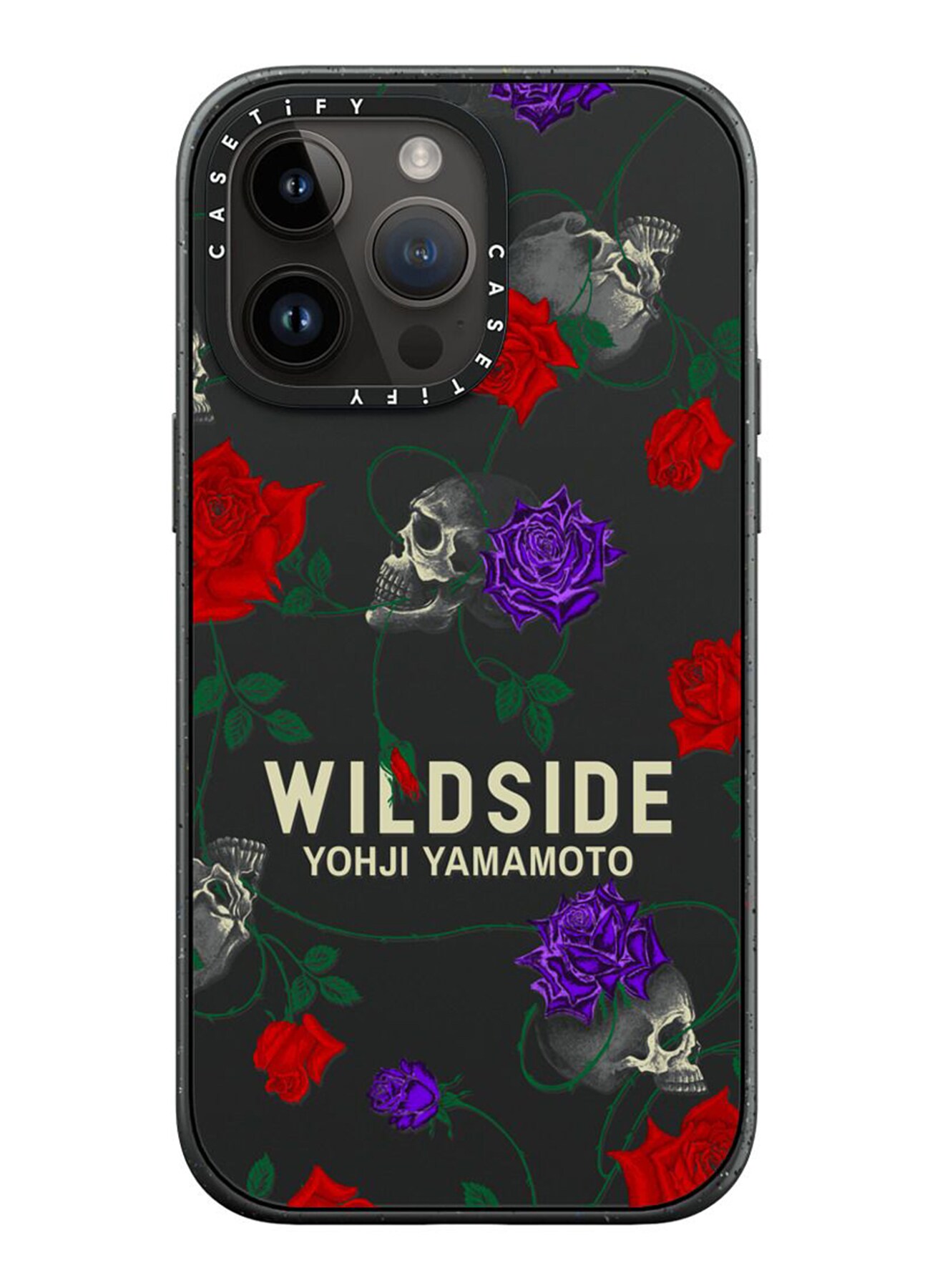 WILDSIDE×CASETiFY SKULL & ROSE iPhone case(Matte Black)_3