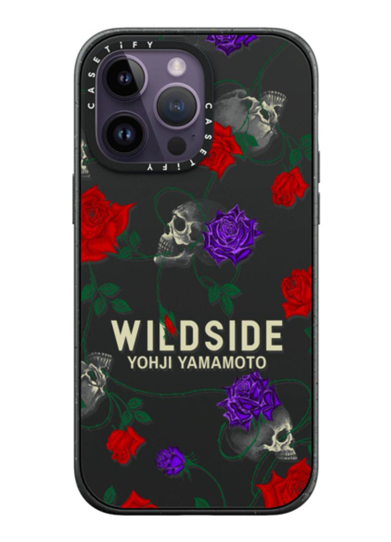 WILDSIDE×CASETiFY SKULL & ROSE iPhone case(Matte Black)_4