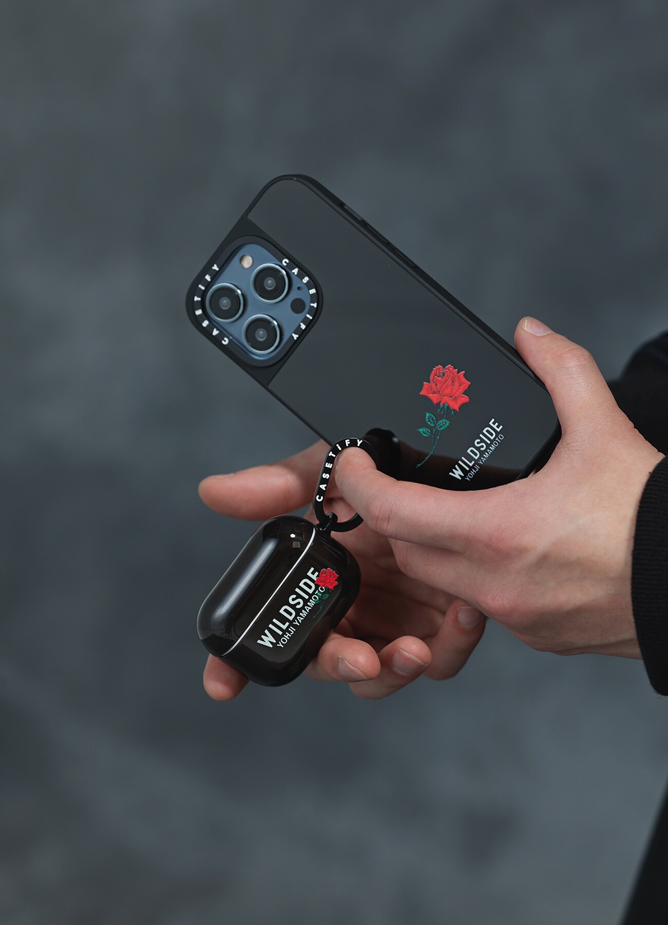 WILDSIDE×CASETiFY ROSE iPhone case(Mirror/Black)_7