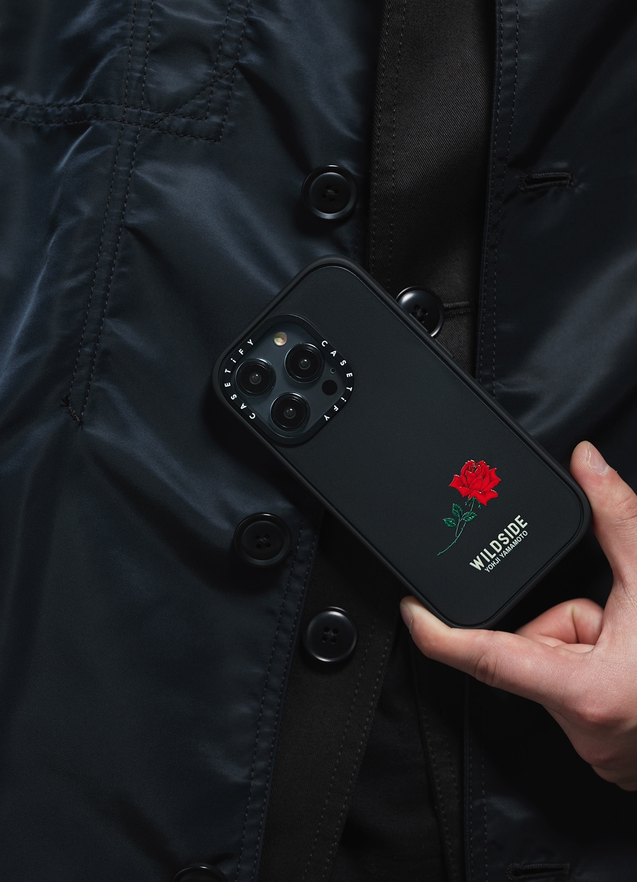 WILDSIDE×CASETiFY ROSE iPhone case(Matte Black)_7