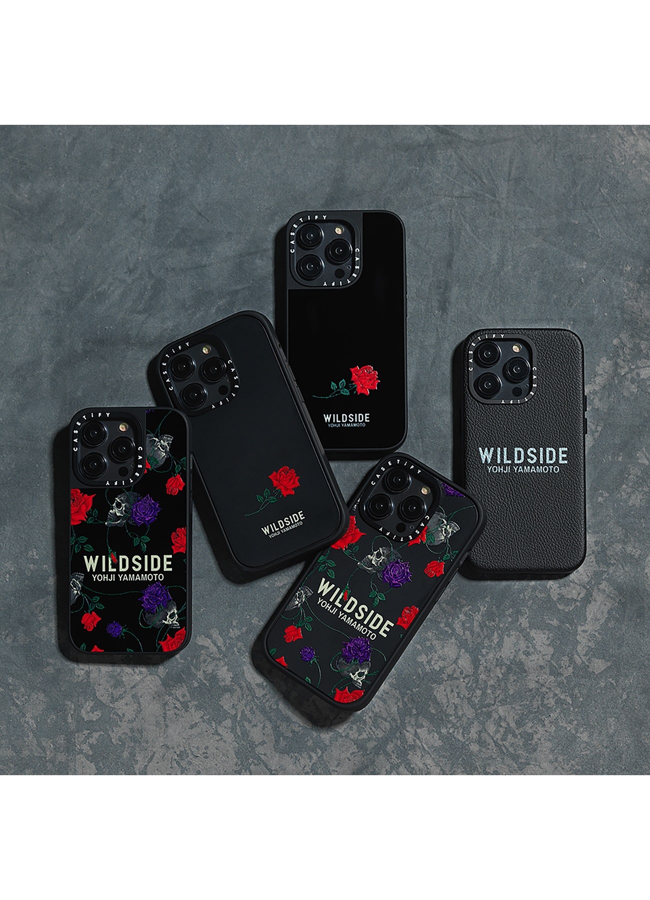 WILDSIDE×CASETiFY ROSE iPhone case(Matte Black)_9