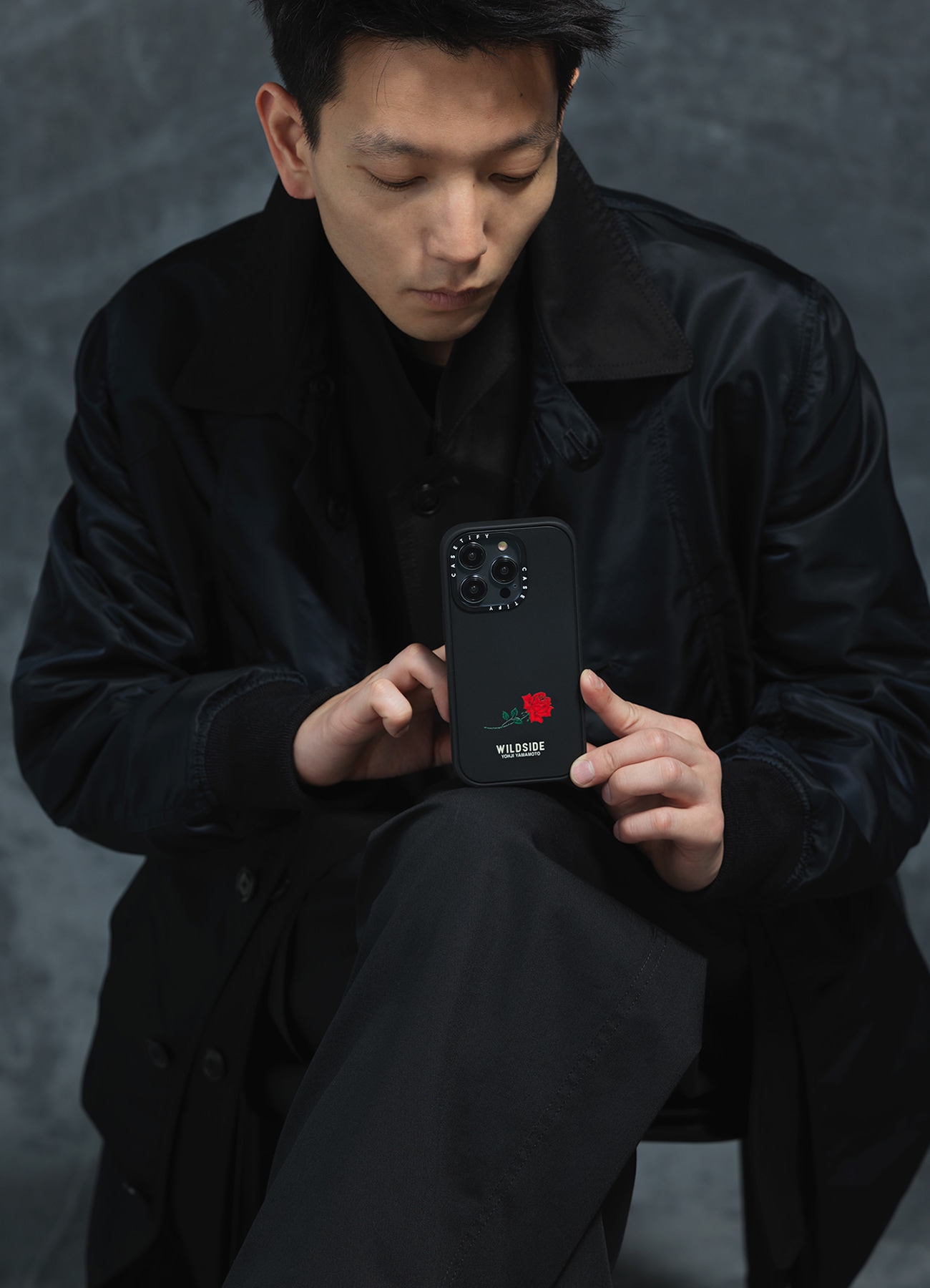 WILDSIDE×CASETiFY ROSE iPhone case(Matte Black)_8