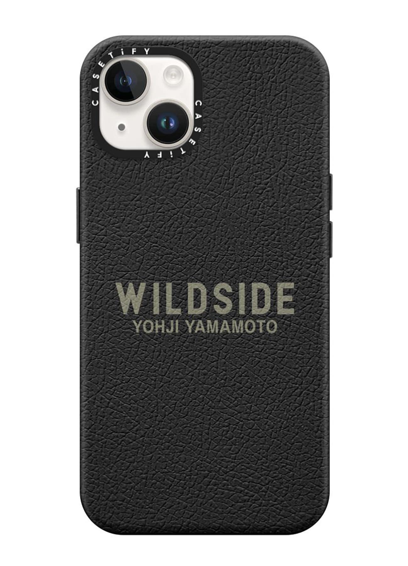 WILDSIDE×CASETiFY LOGO iPhone case(Leather/Jet Black)