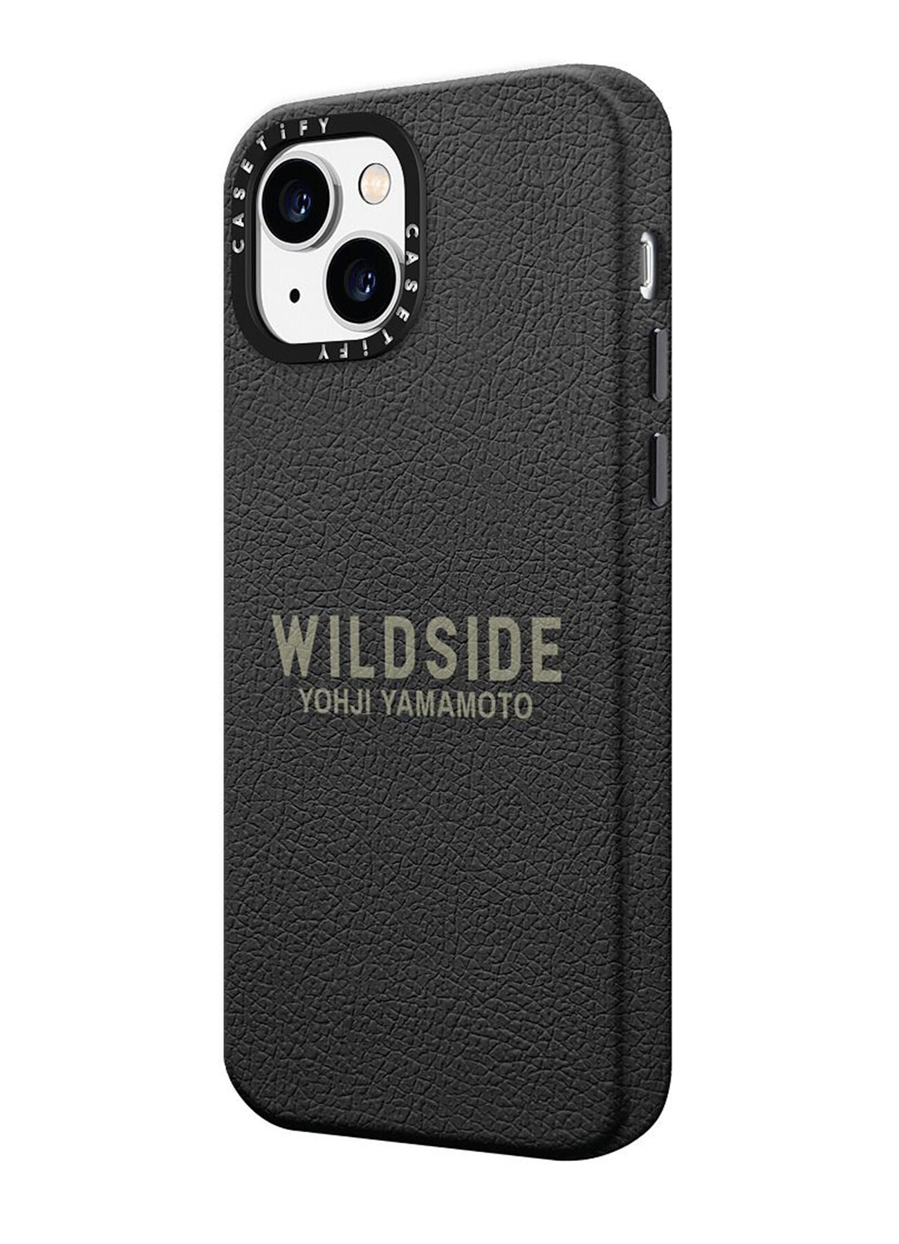 WILDSIDE×CASETiFY LOGO iPhone case(Leather/Jet Black)