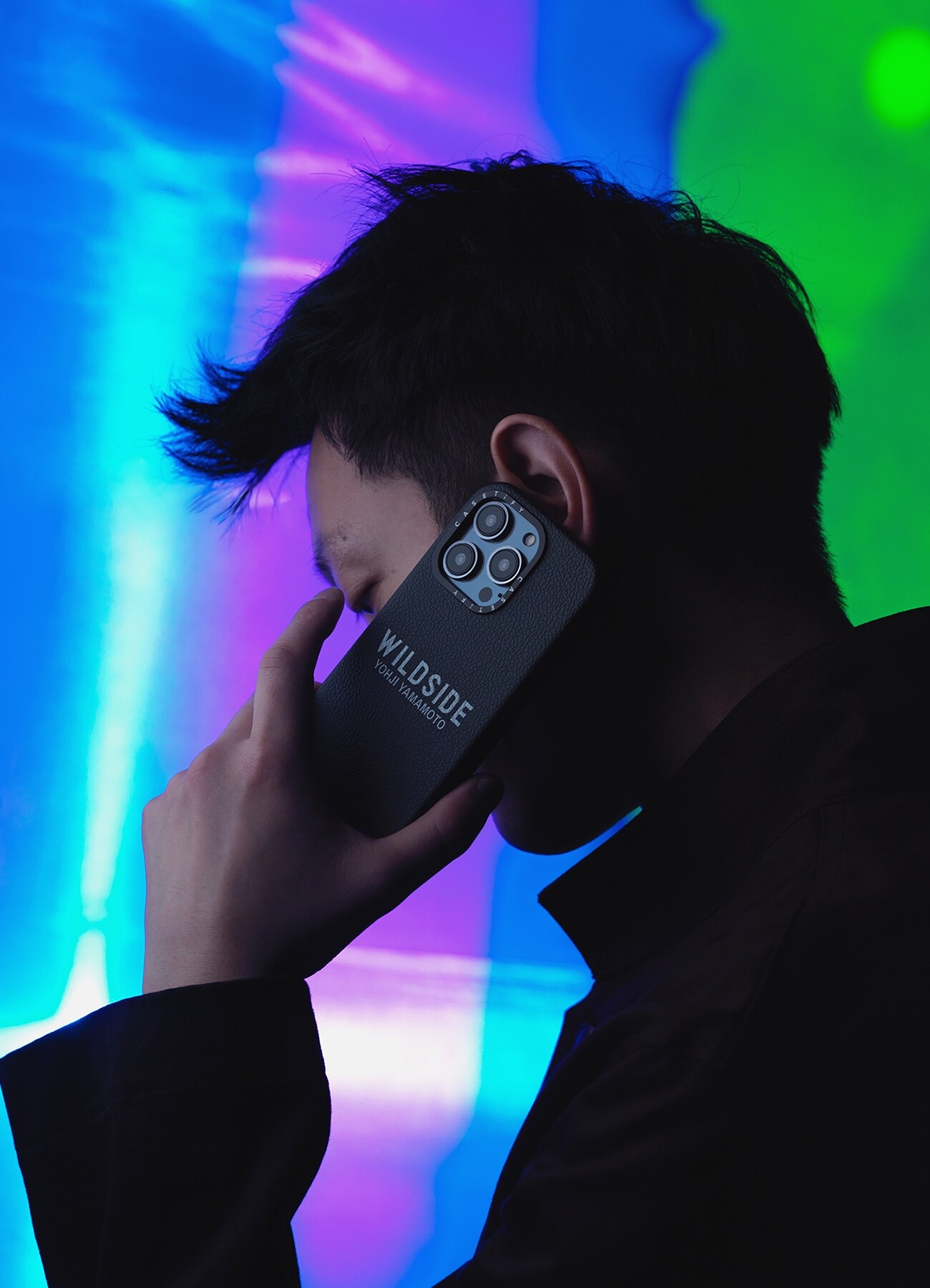 WILDSIDE×CASETiFY LOGO iPhone case(Leather/Jet Black)_10