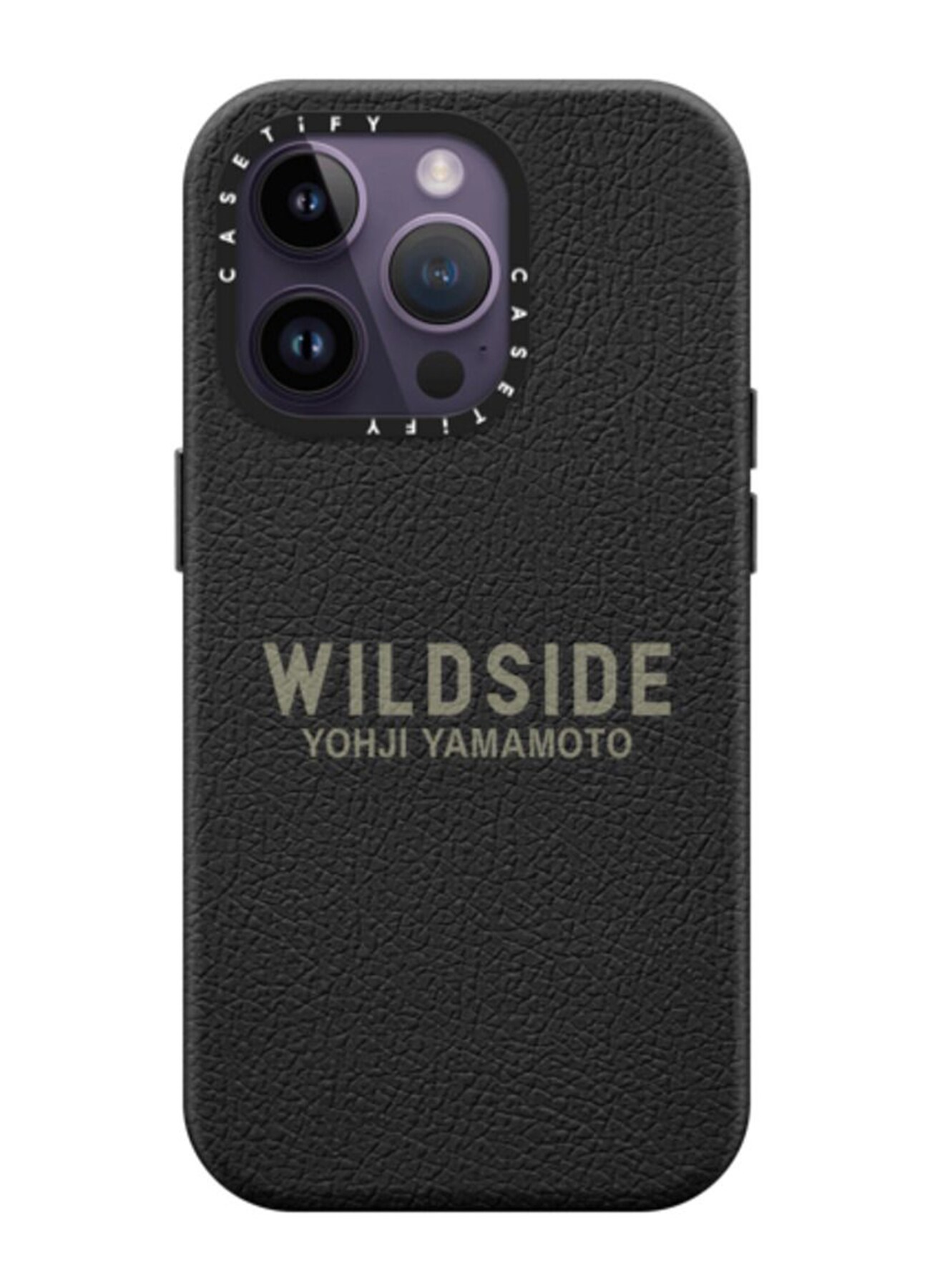 WILDSIDE×CASETiFY LOGO iPhone case(Leather/Jet Black)_6
