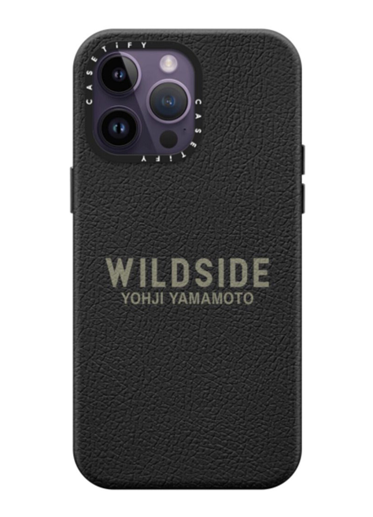 WILDSIDE×CASETiFY LOGO iPhone case(Leather/Jet Black)_5