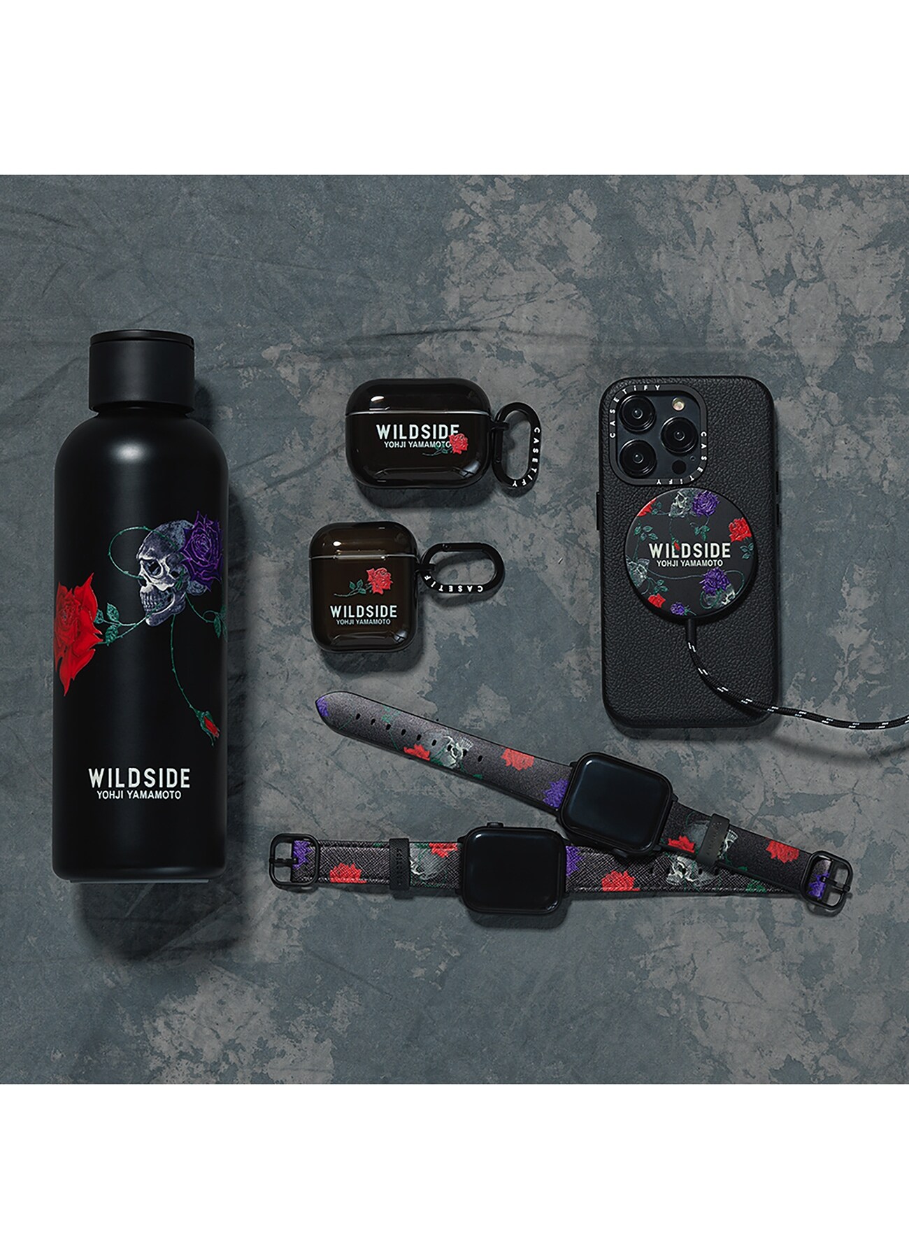 WILDSIDE×CASETiFY SKULL & ROSE Magsafe Wireless Charger_2