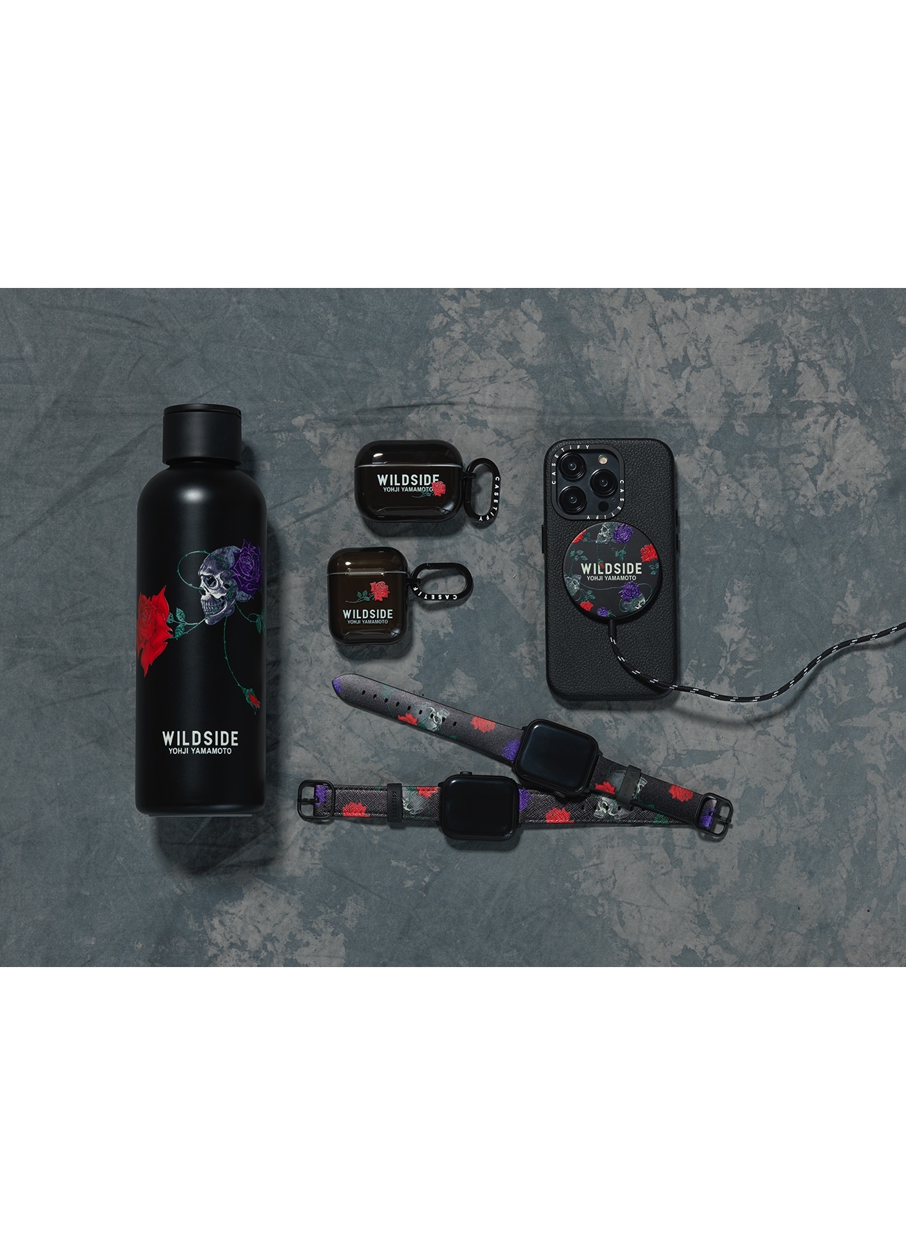 WILDSIDE×CASETiFY SKULL & ROSE Stainless Steel(770ml/26oz