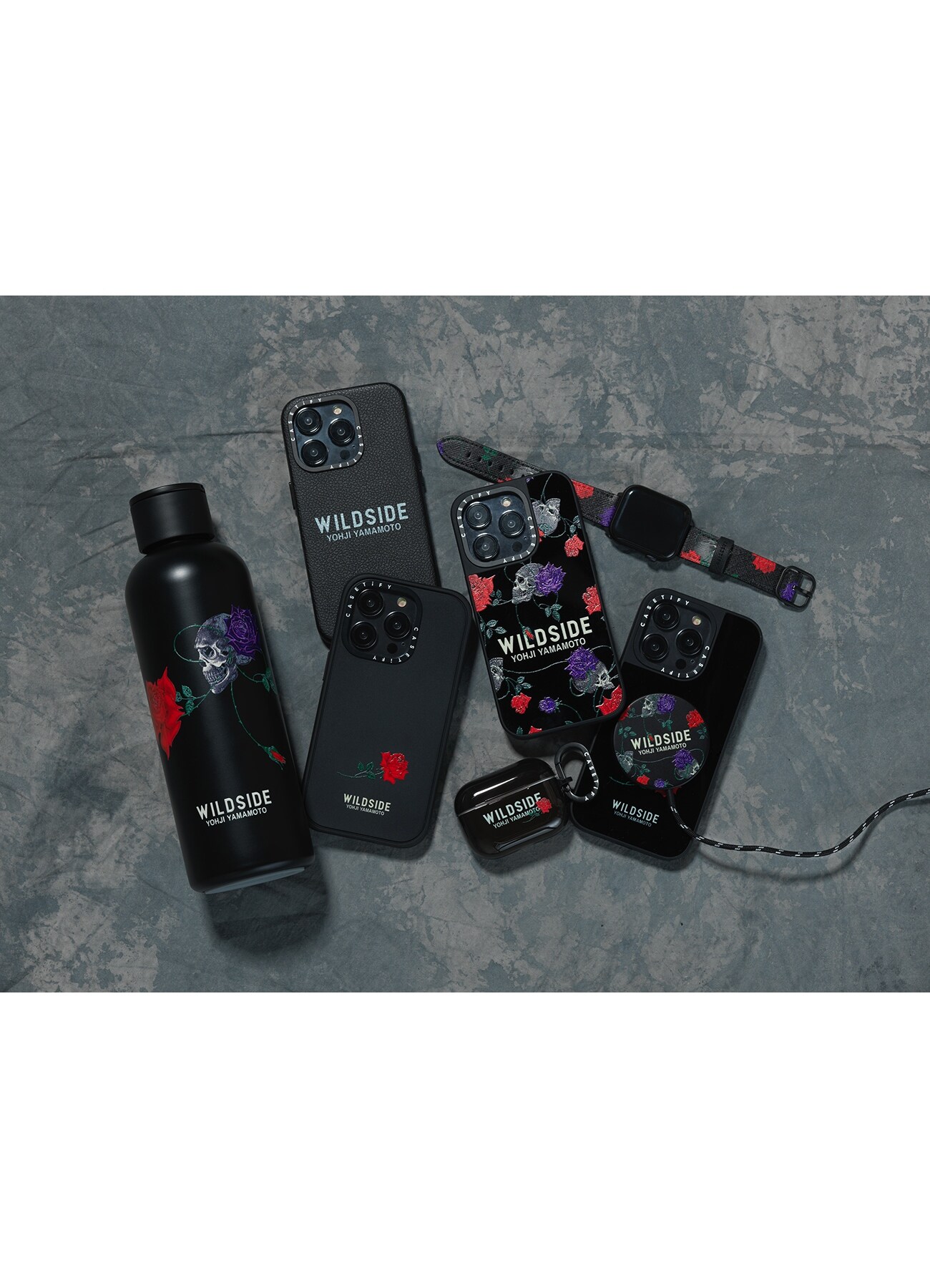 WILDSIDE×CASETiFY SKULL & ROSE Stainless Steel(770ml/26oz