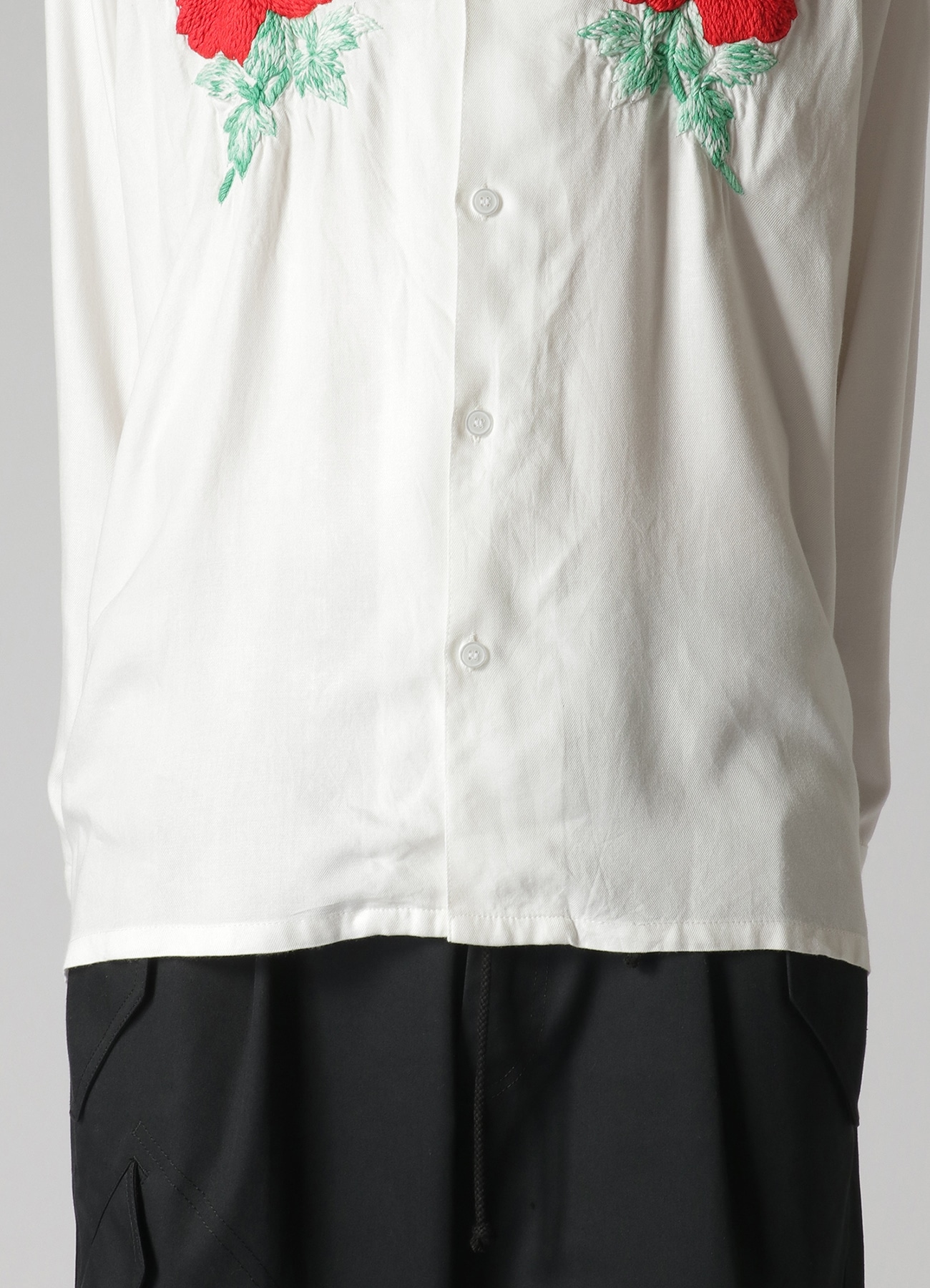 WILDSIDE × NOMA t.d. HAND EMBROIDERY Shirt(M WHITE): NOMAbloc 