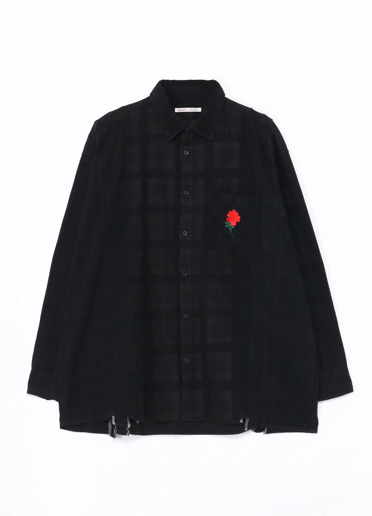 WILDSIDE×REBUILD by NEEDLES Flannel 7cut Wide Shirt