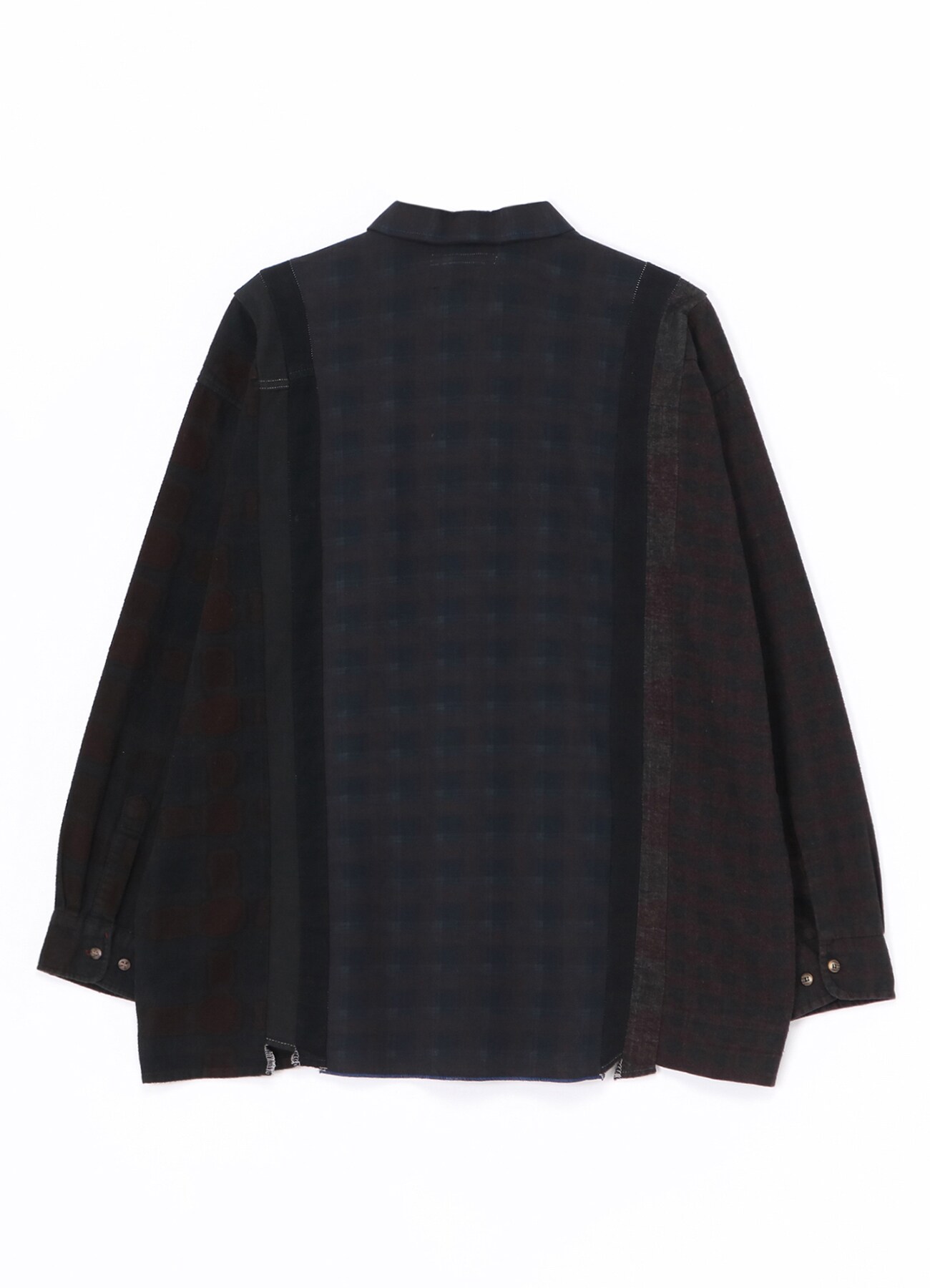 WILDSIDE×REBUILD by NEEDLES Flannel 7cut Wide Shirt_6