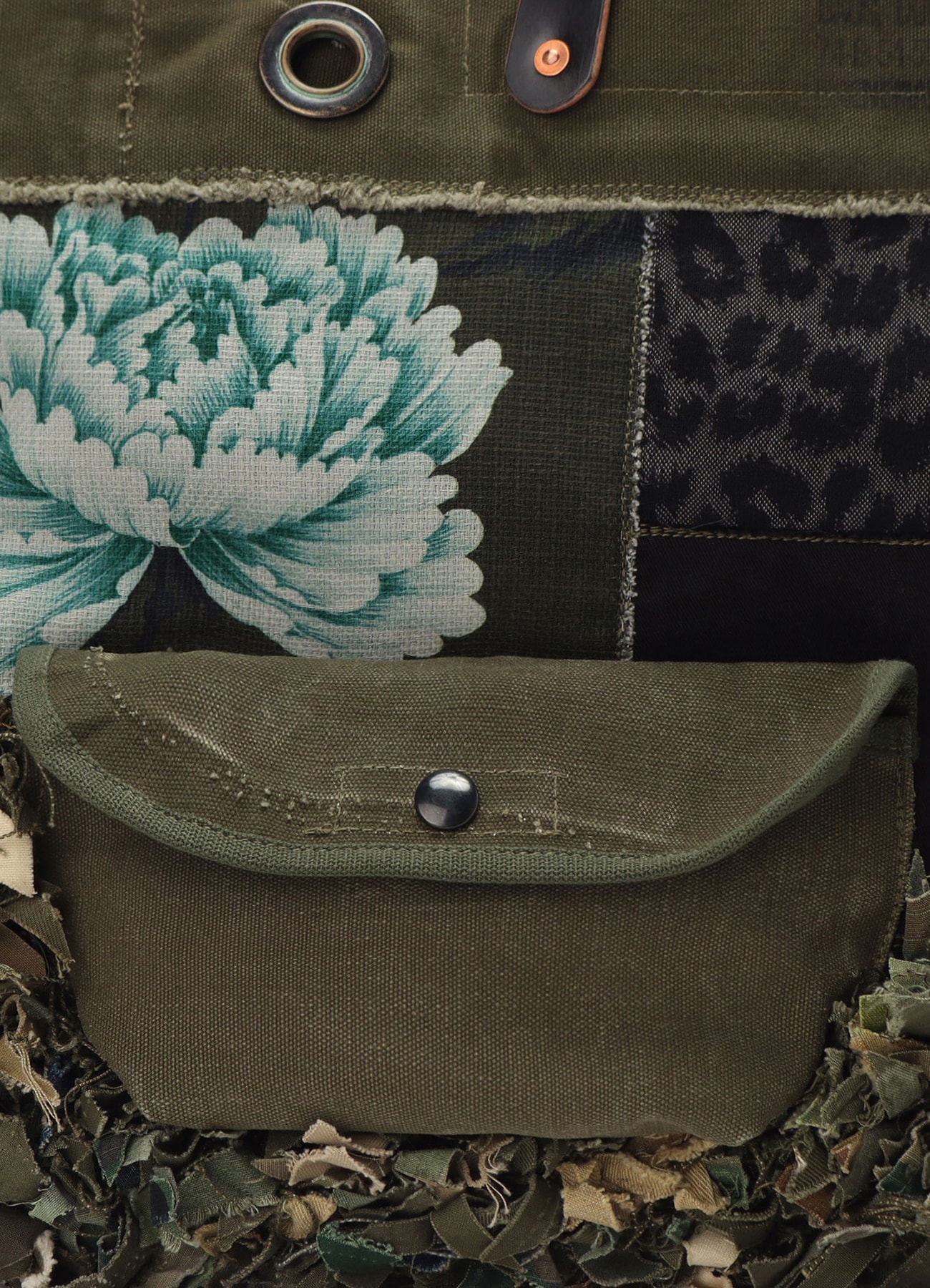 WILDSIDE × Room No.6 1950’s duffle ghillie tote_6