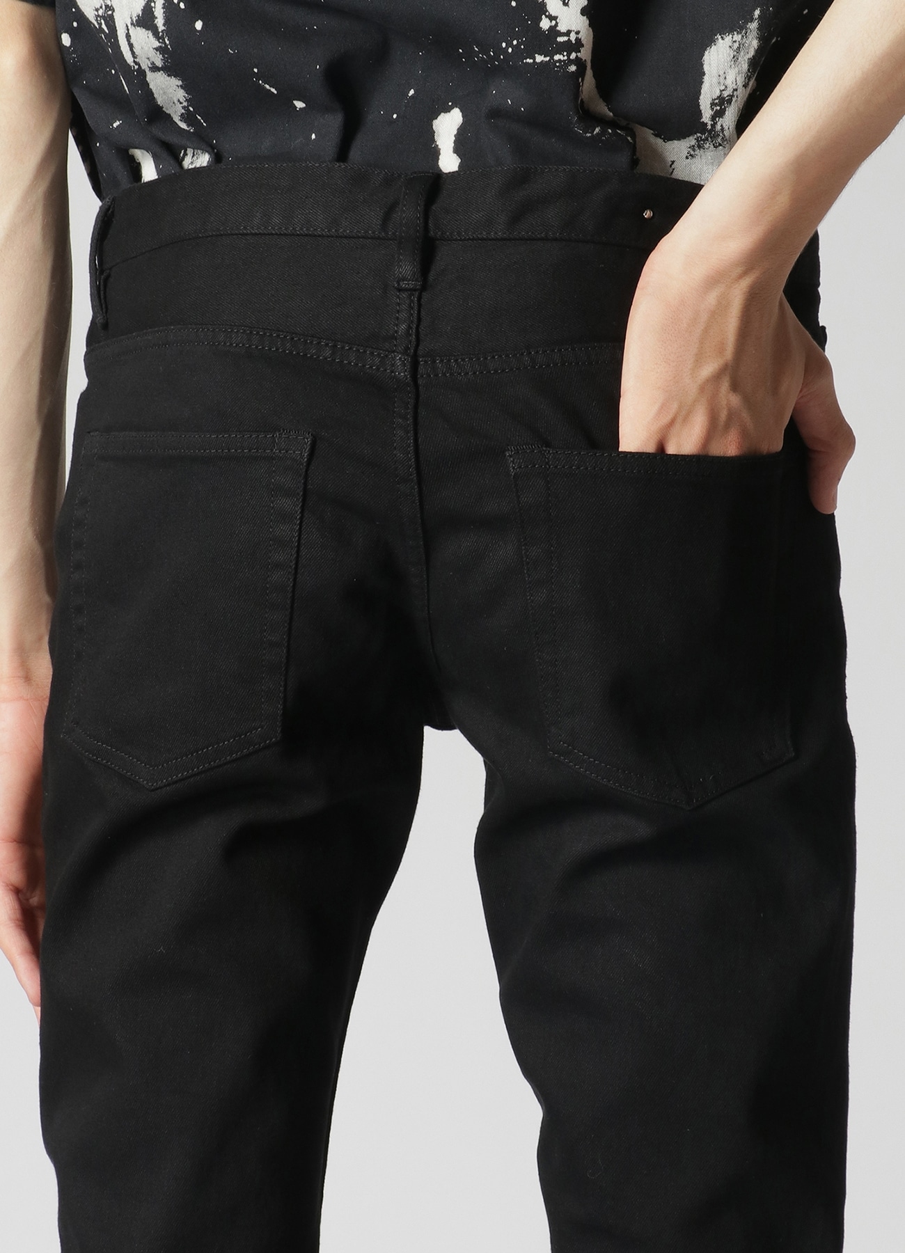 WILDSIDE × MINEDENIM KSL S.Slim STR 5pocket Skinny Pants(30 BLACK 